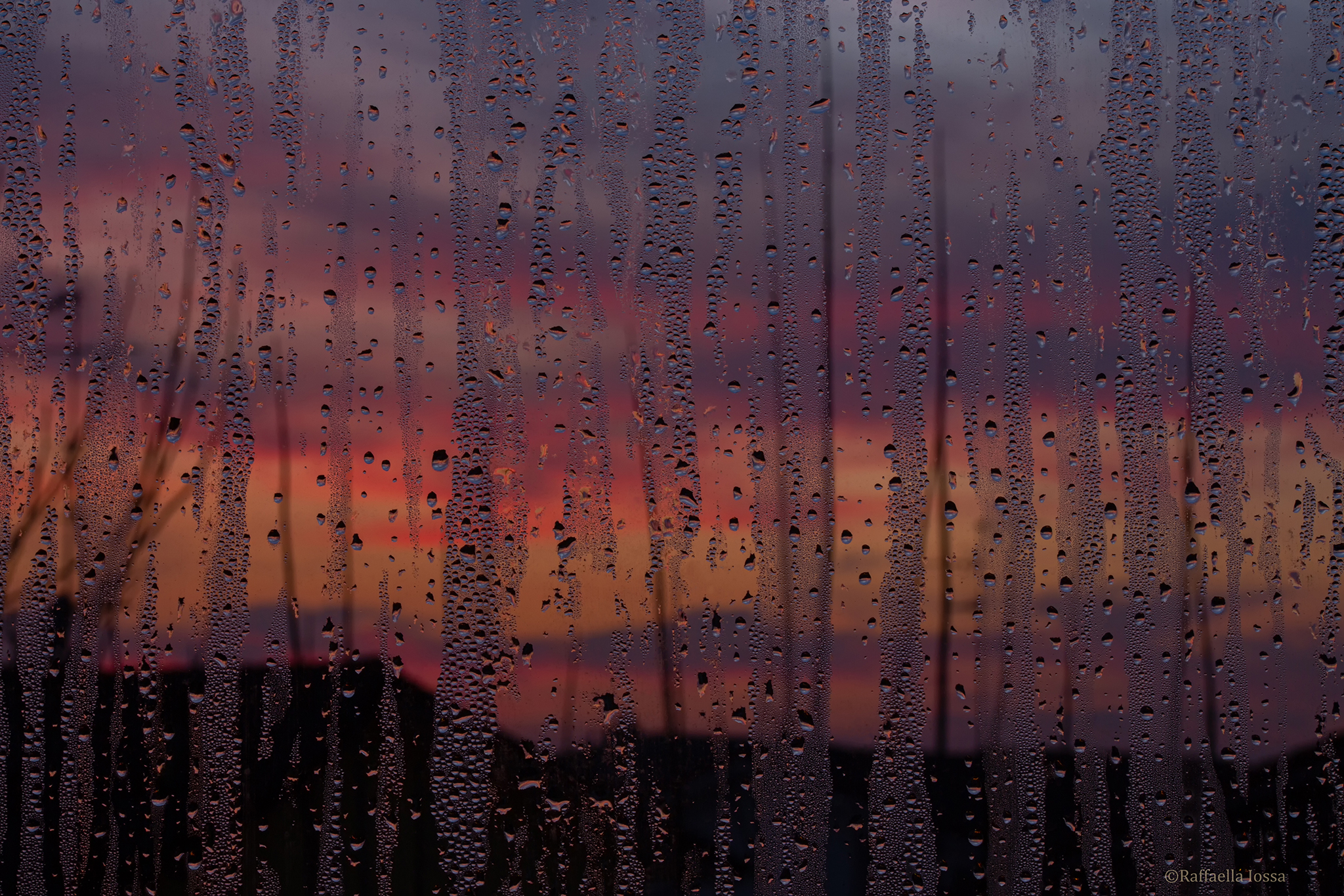 Il tramonto di questa sera