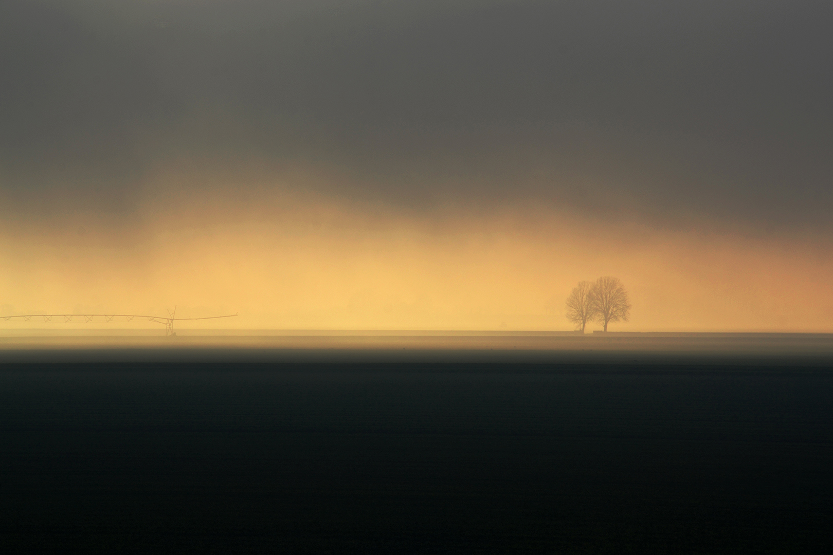 At sunset