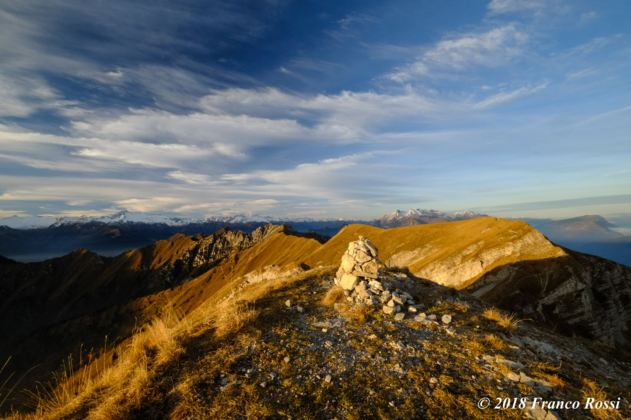 Sunset at Monte Tofino, Val Concei Alpi di Ledro
