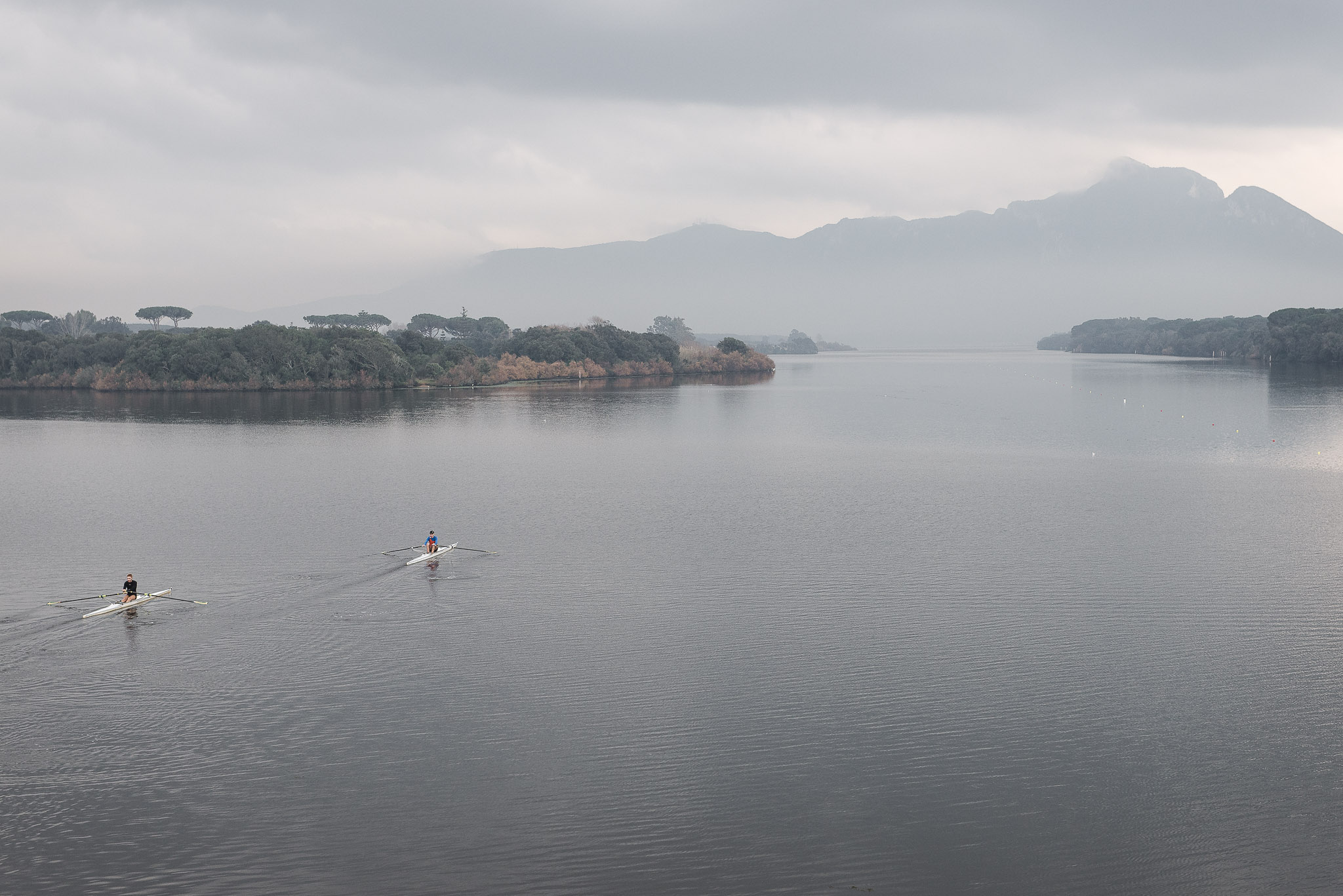 Through the lake