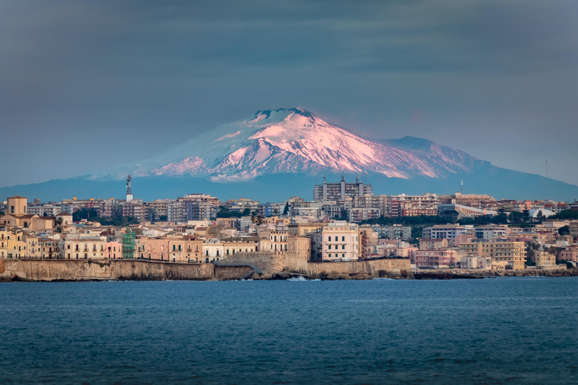 L'Etna vista da Siracusa