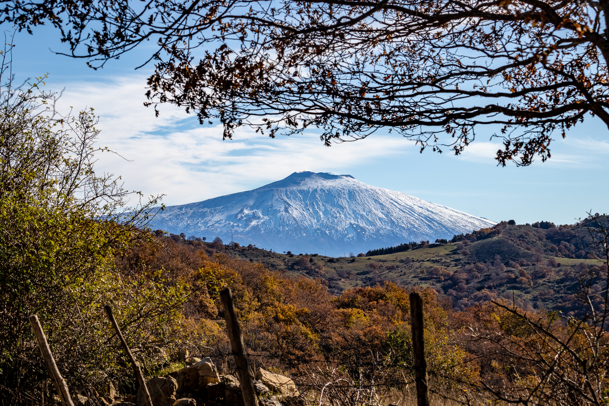 L'Etna vista dal Parco dei Nebrodi
