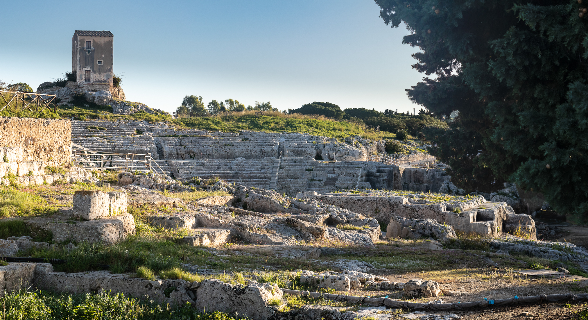 Scorcio del Teatro Greco di Siracusa