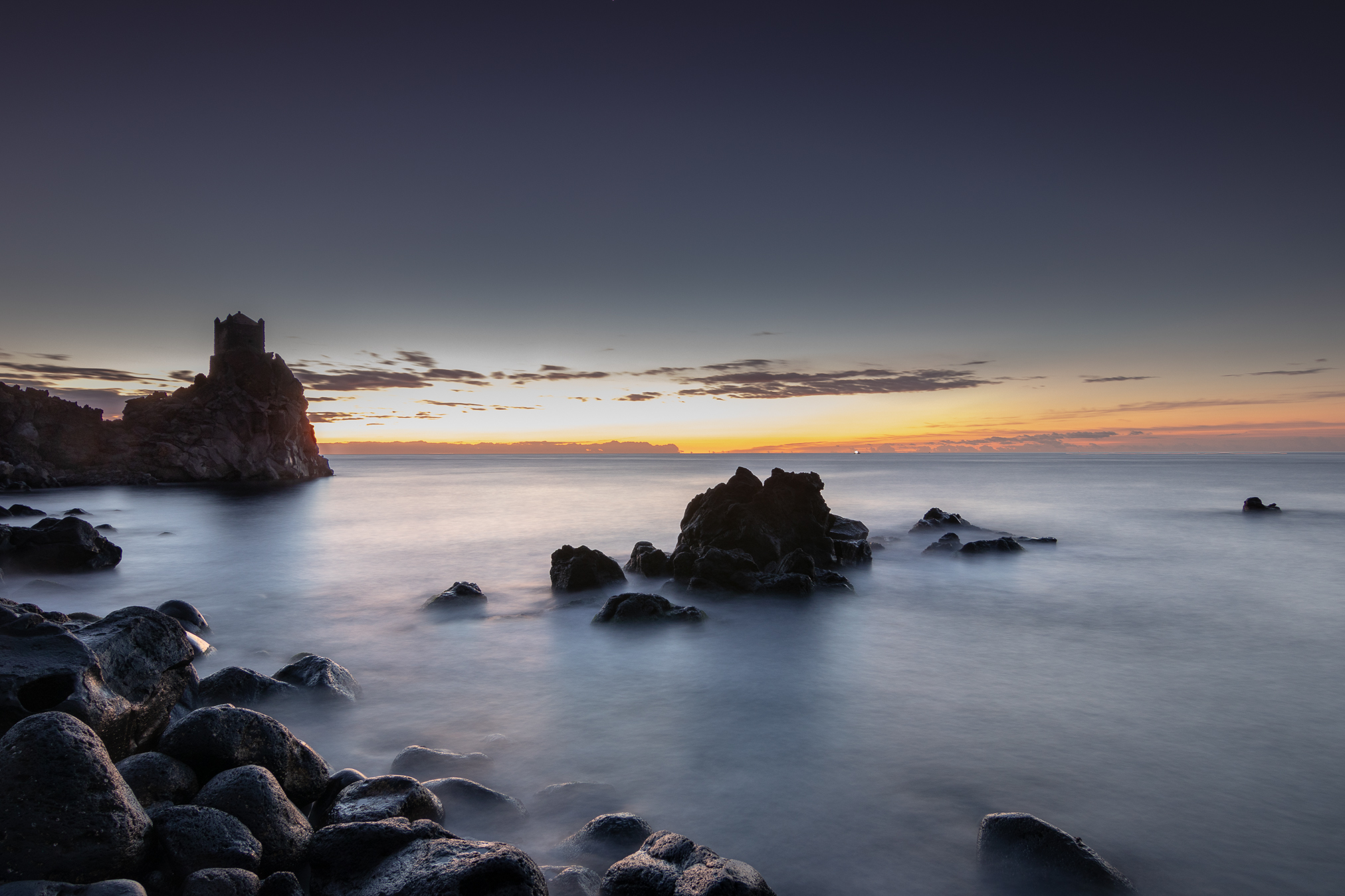 L'aurora alla garitta di Santa Tecla