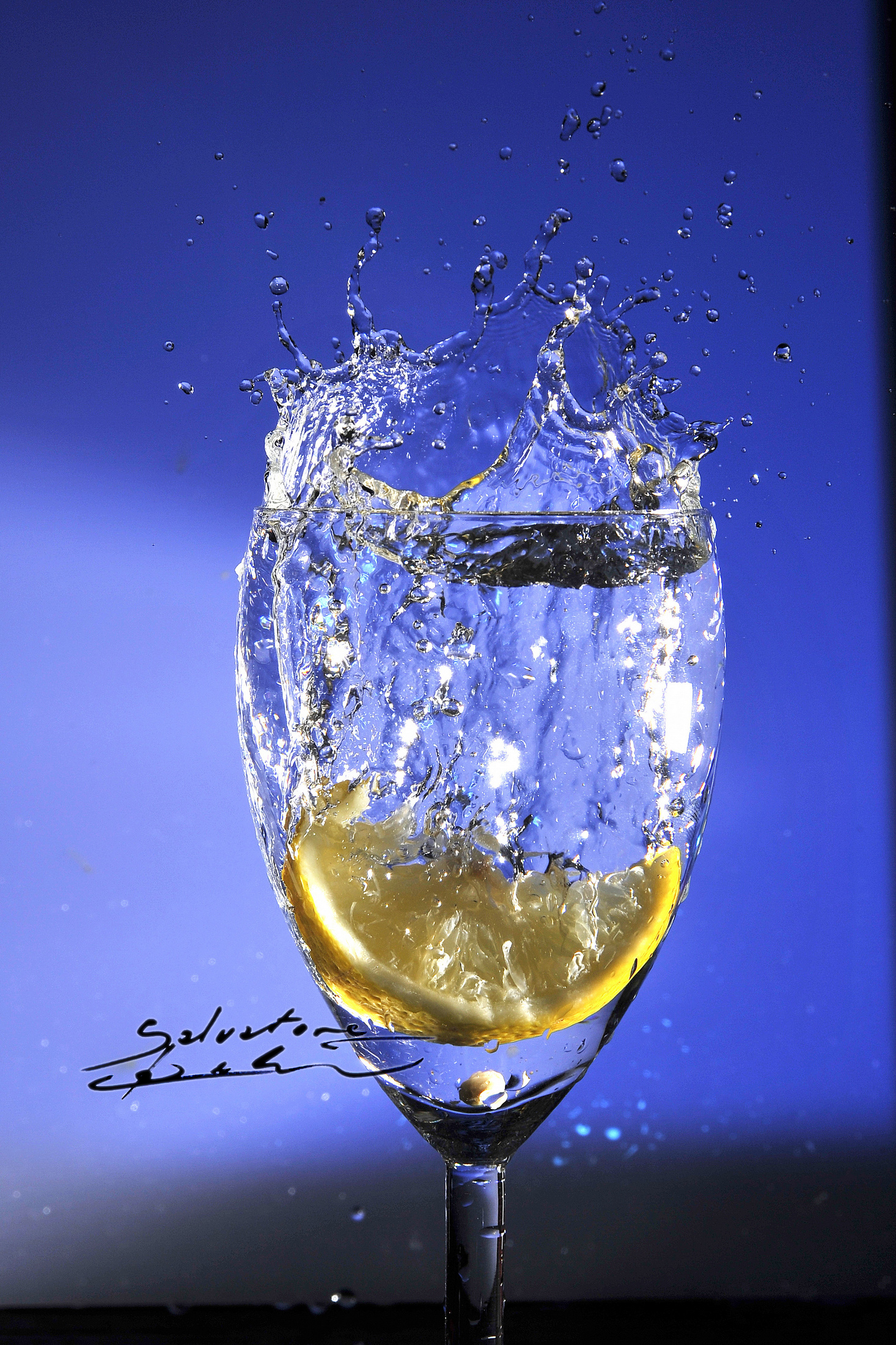 I splashed!