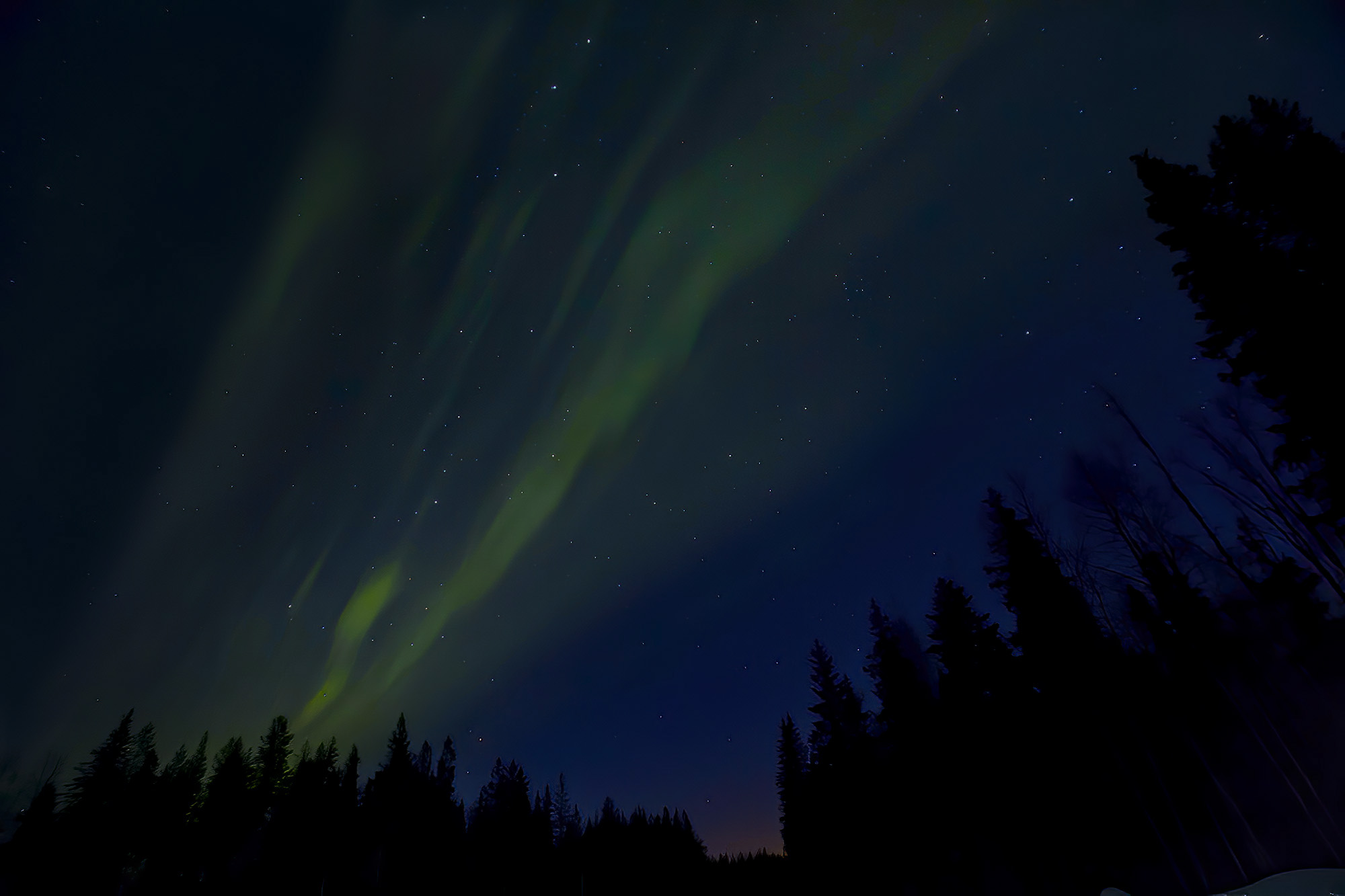 torneremo a riveder le stelle, aurora boreale
