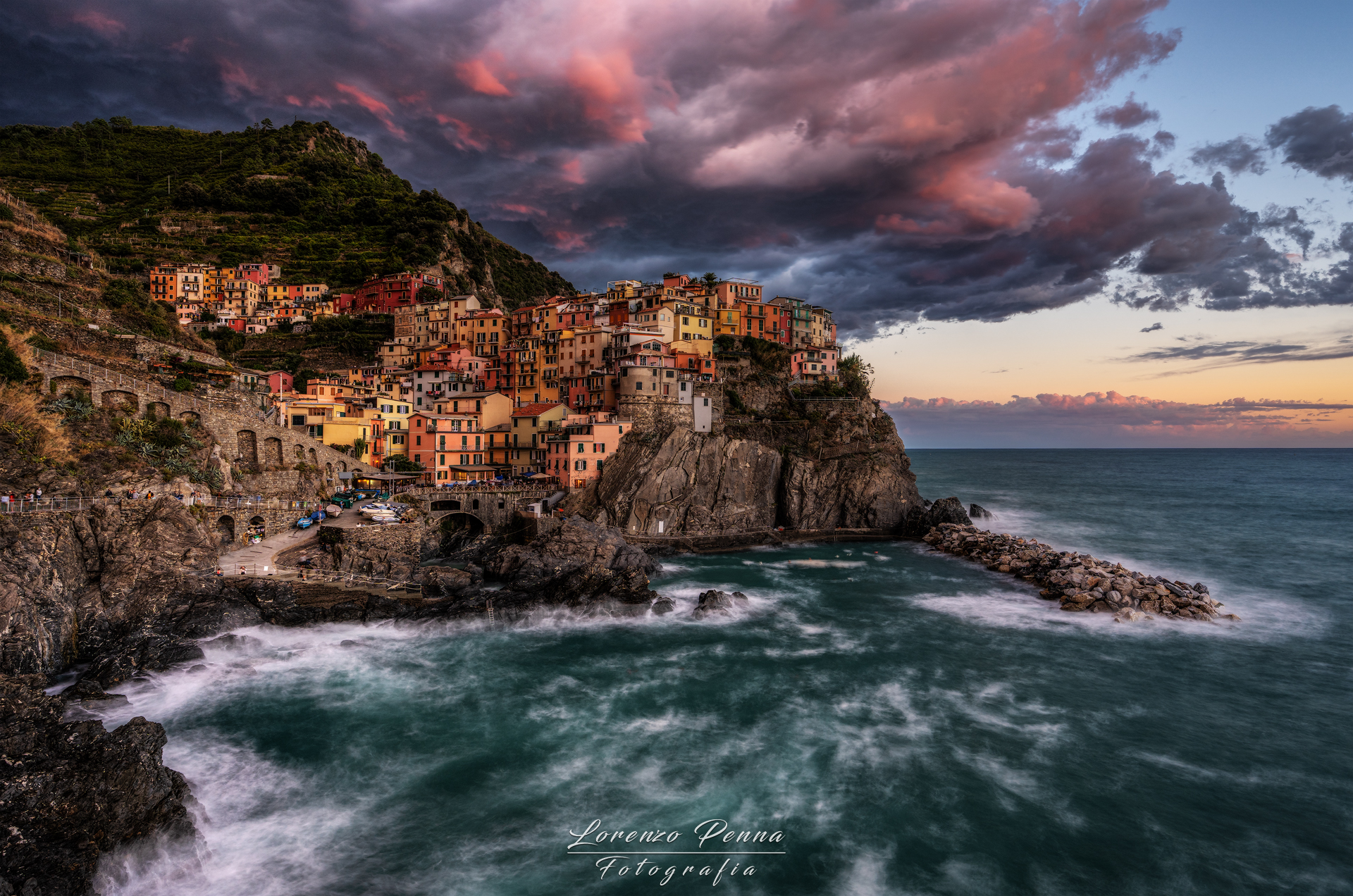 Manarola before the storm