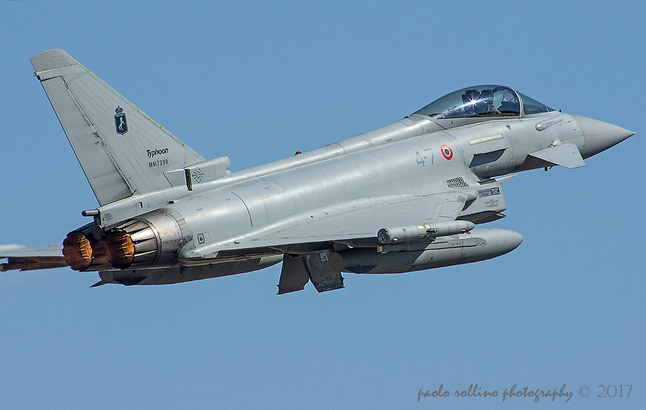 Eurofighter al decollo