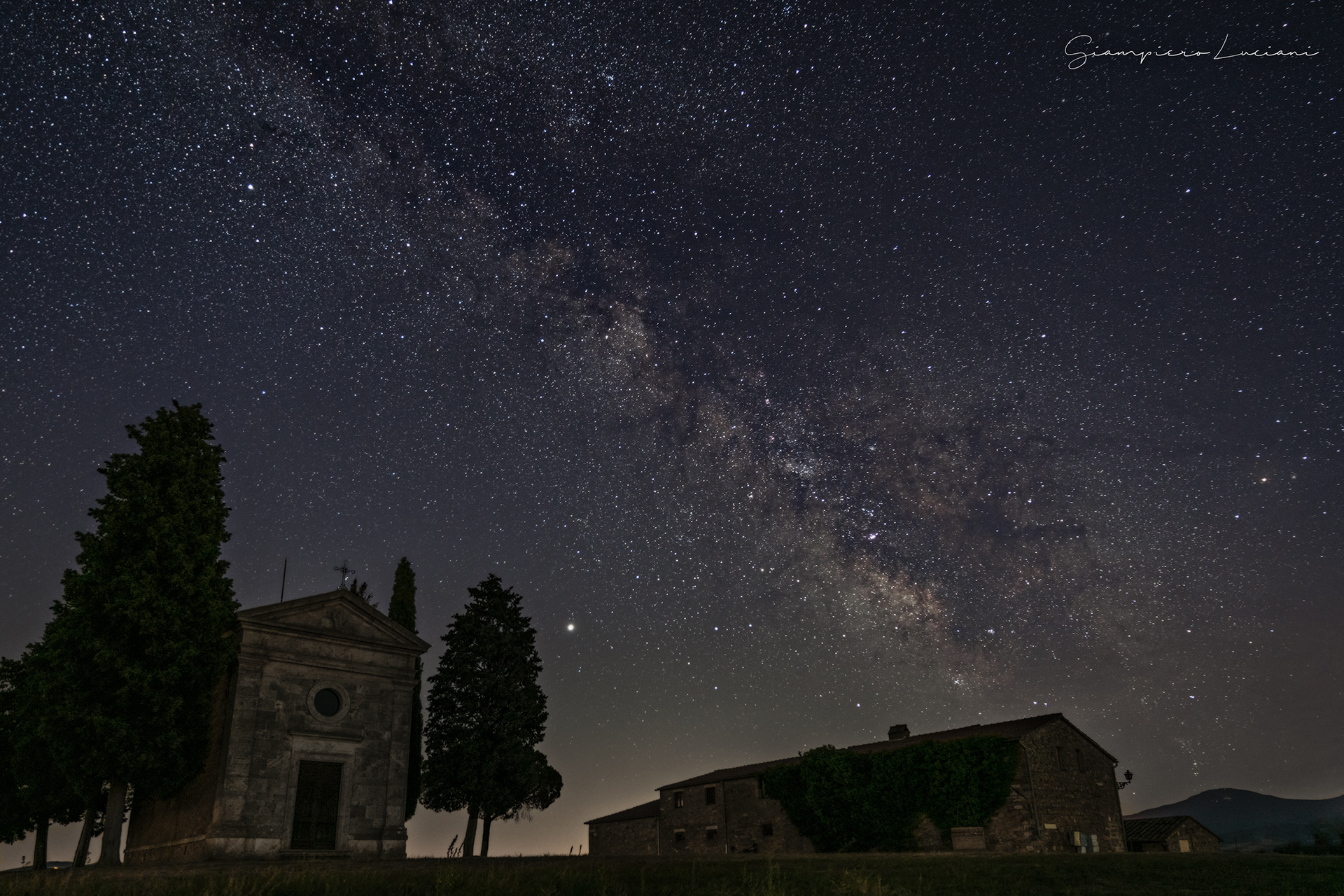 milkyway Cappella della Vitaleta