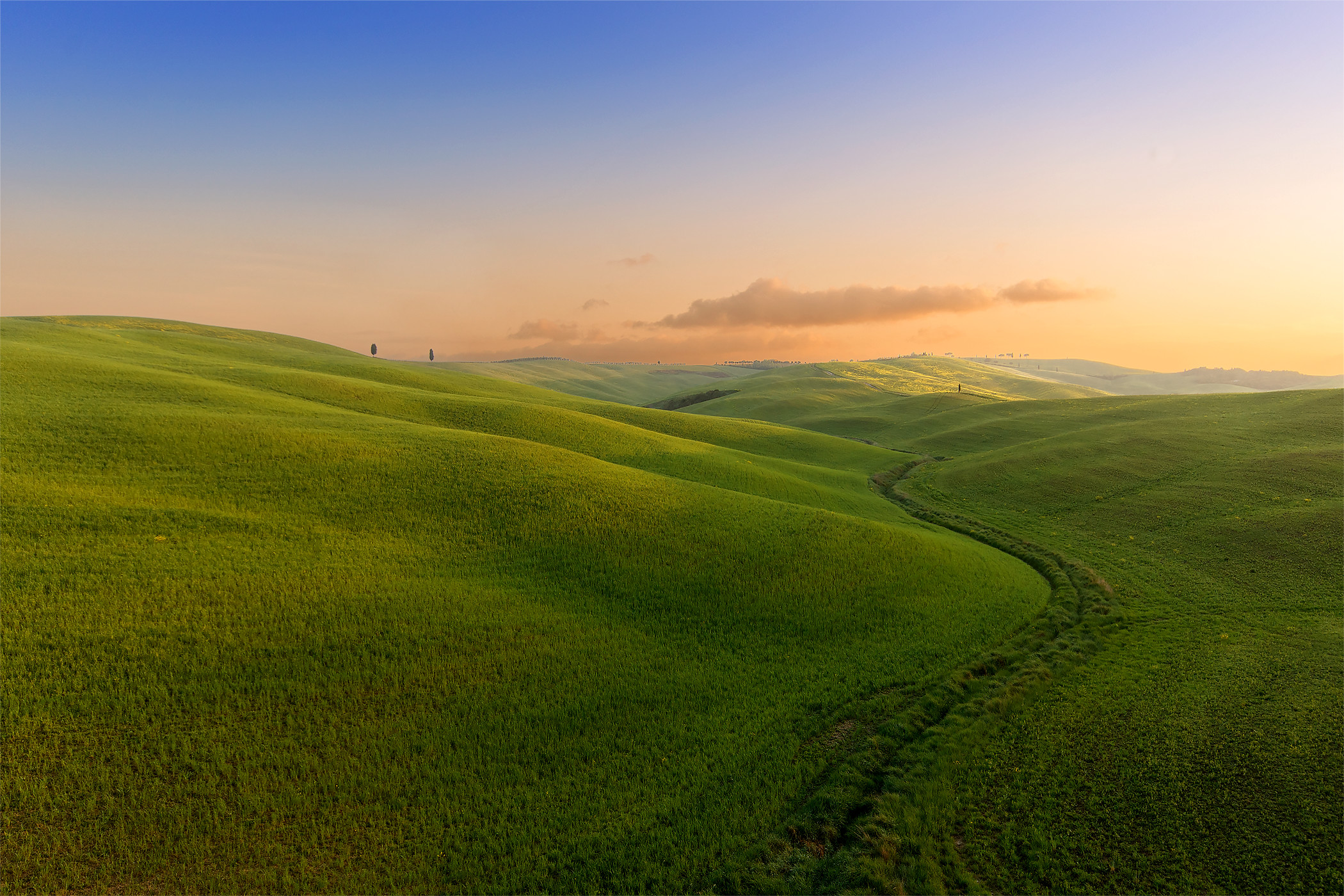 Sunrise in San Quirico