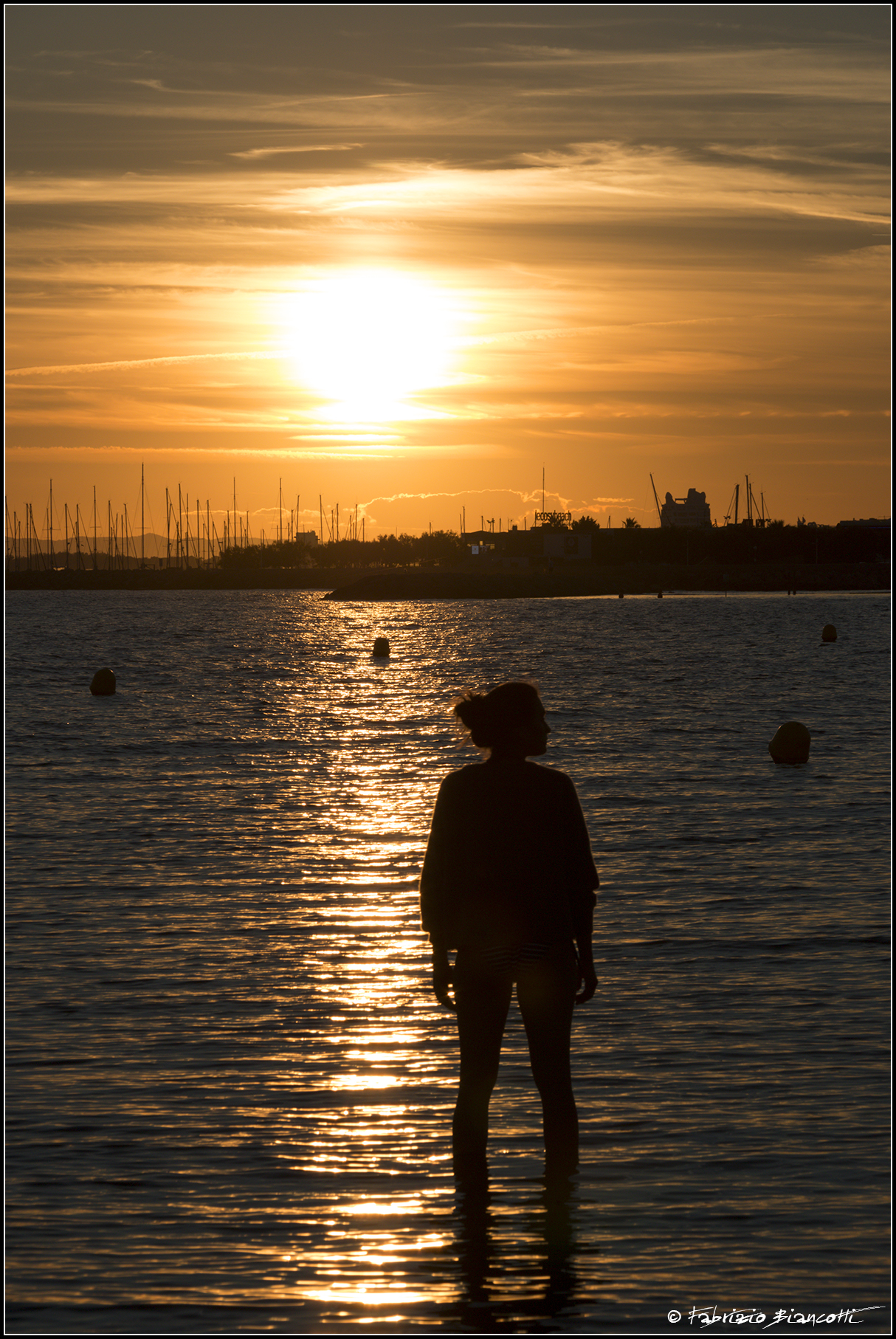 Savoring the last rays of sunshine