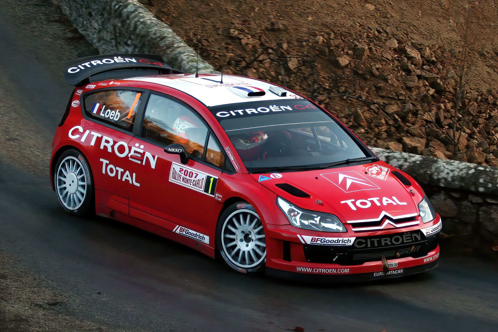 Loeb, Monte Carlo 2007, Saint-Pierreville