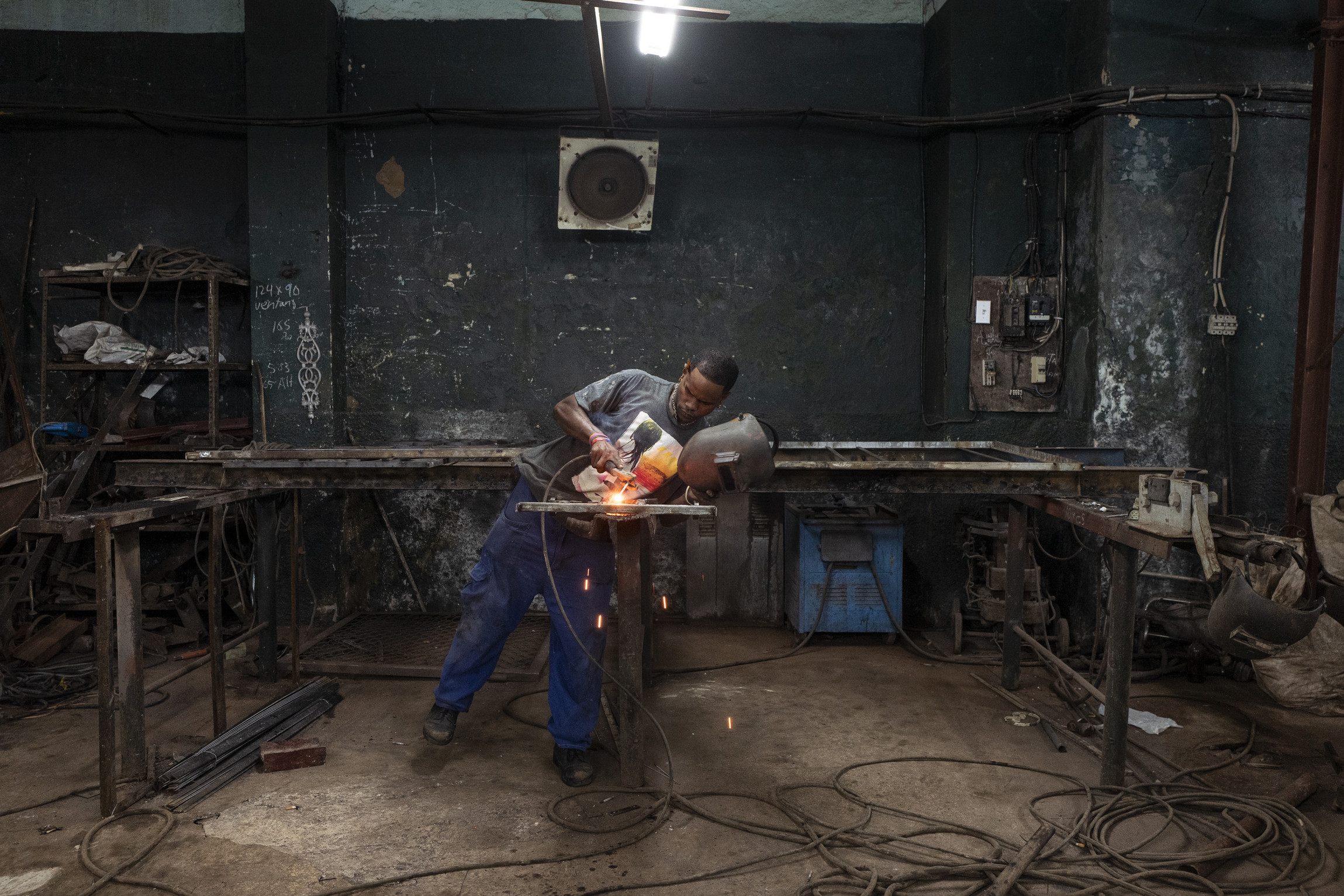 Lavoro in un dipinto