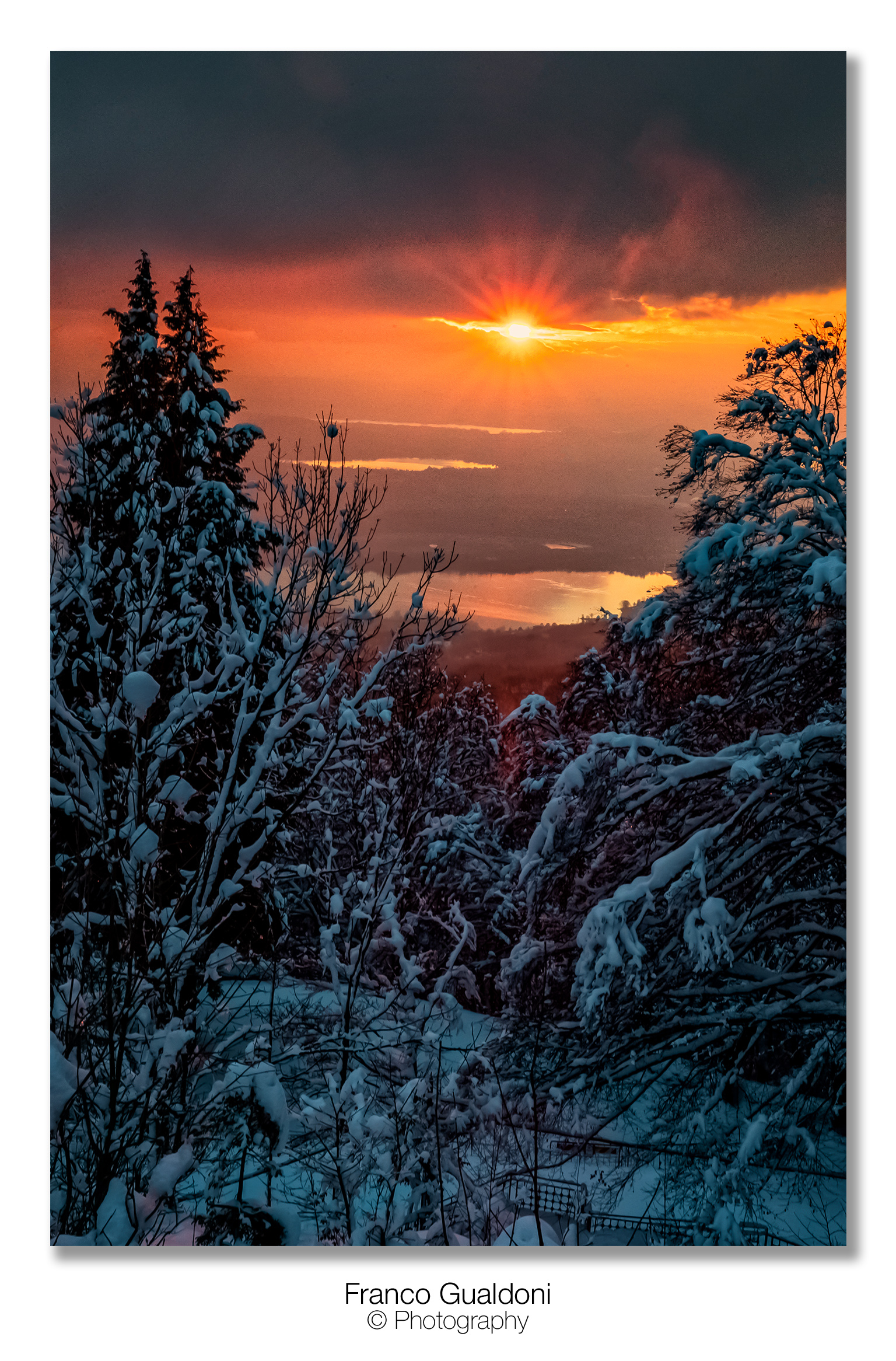 Tramondo invernale...