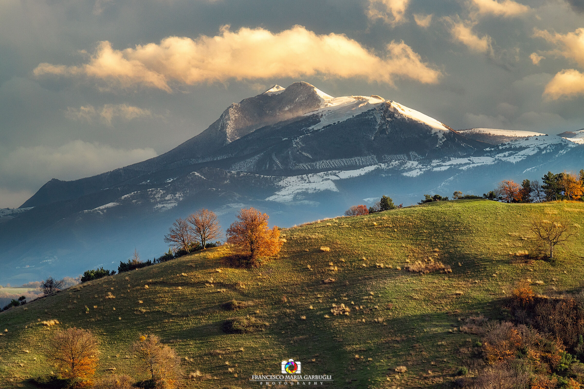 Landscape from the hills of Fermignano