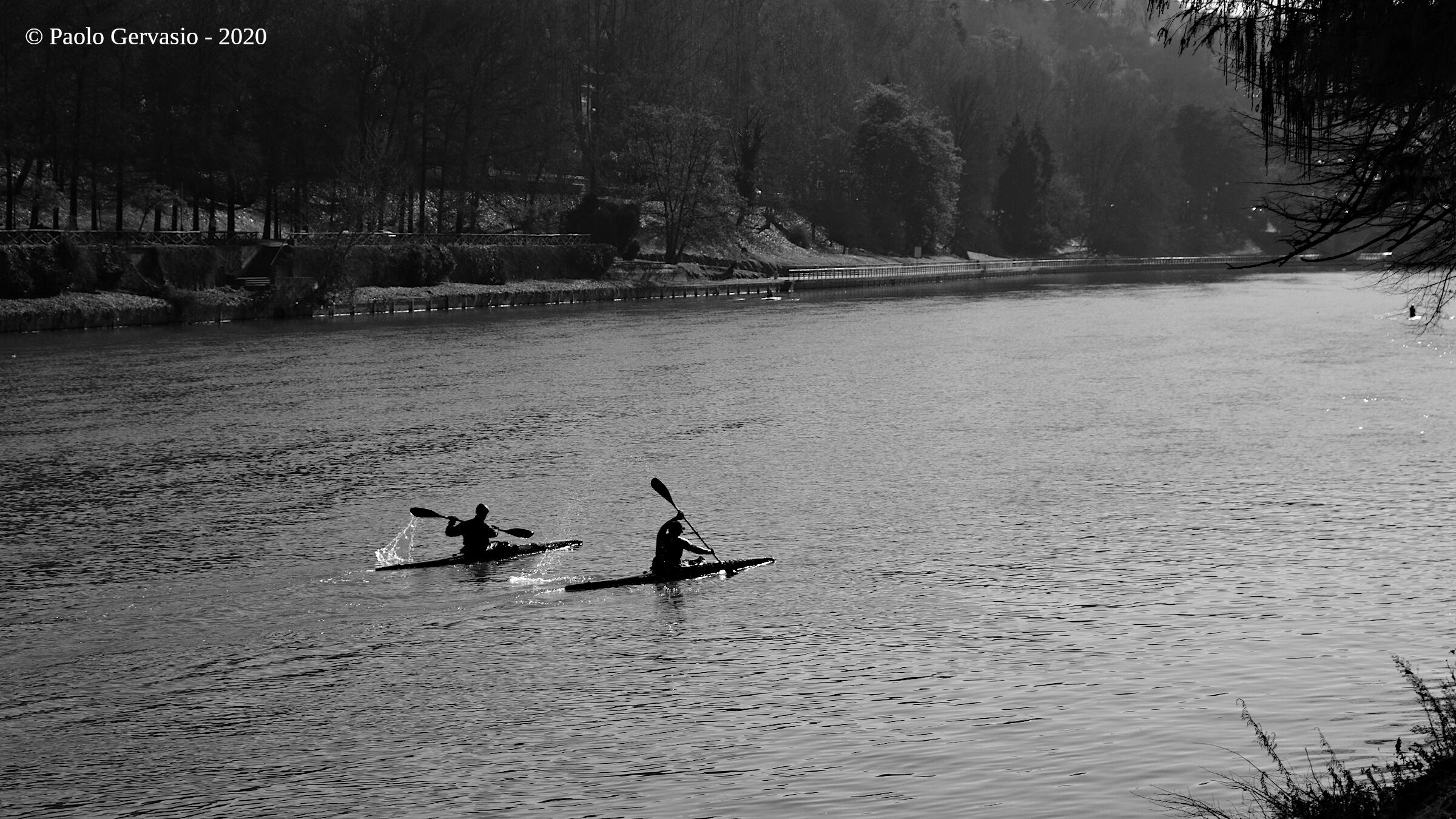 In company on the river