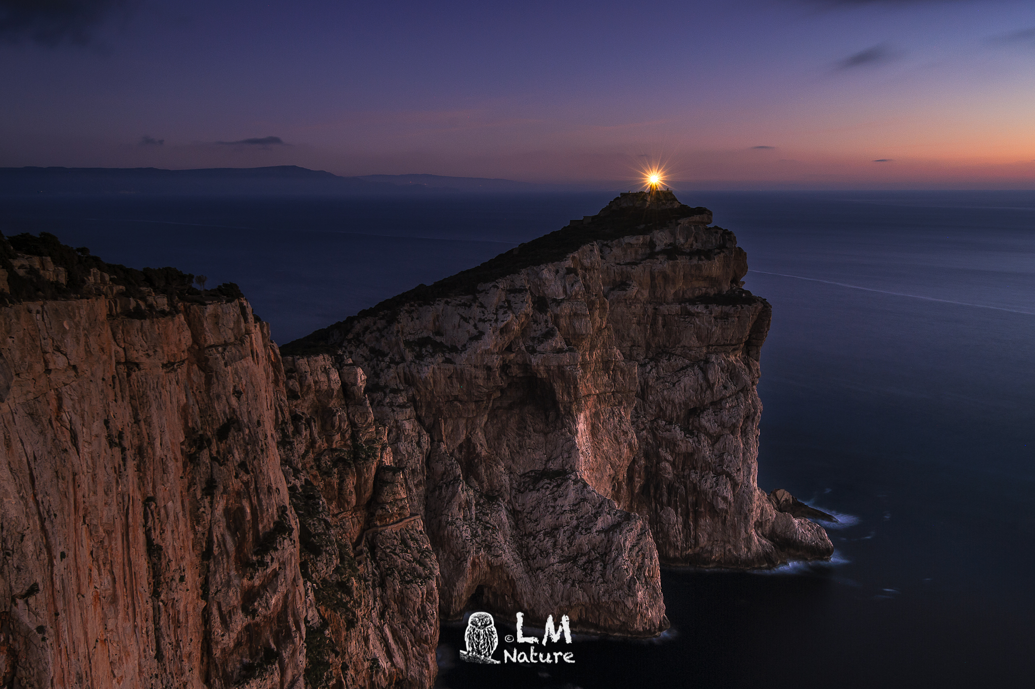 Sunset at Capo Caccia