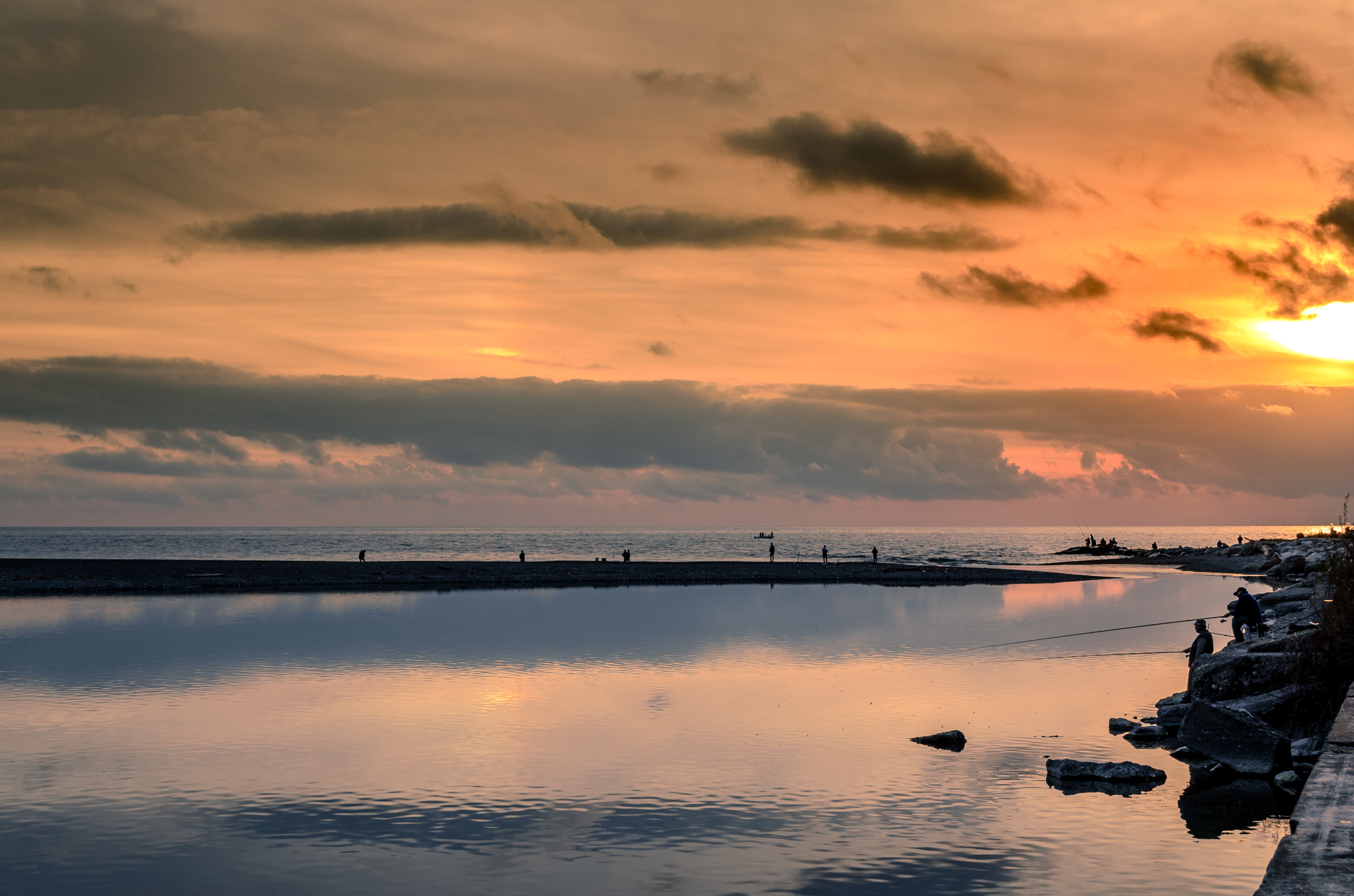 Pescatori al Tramonto