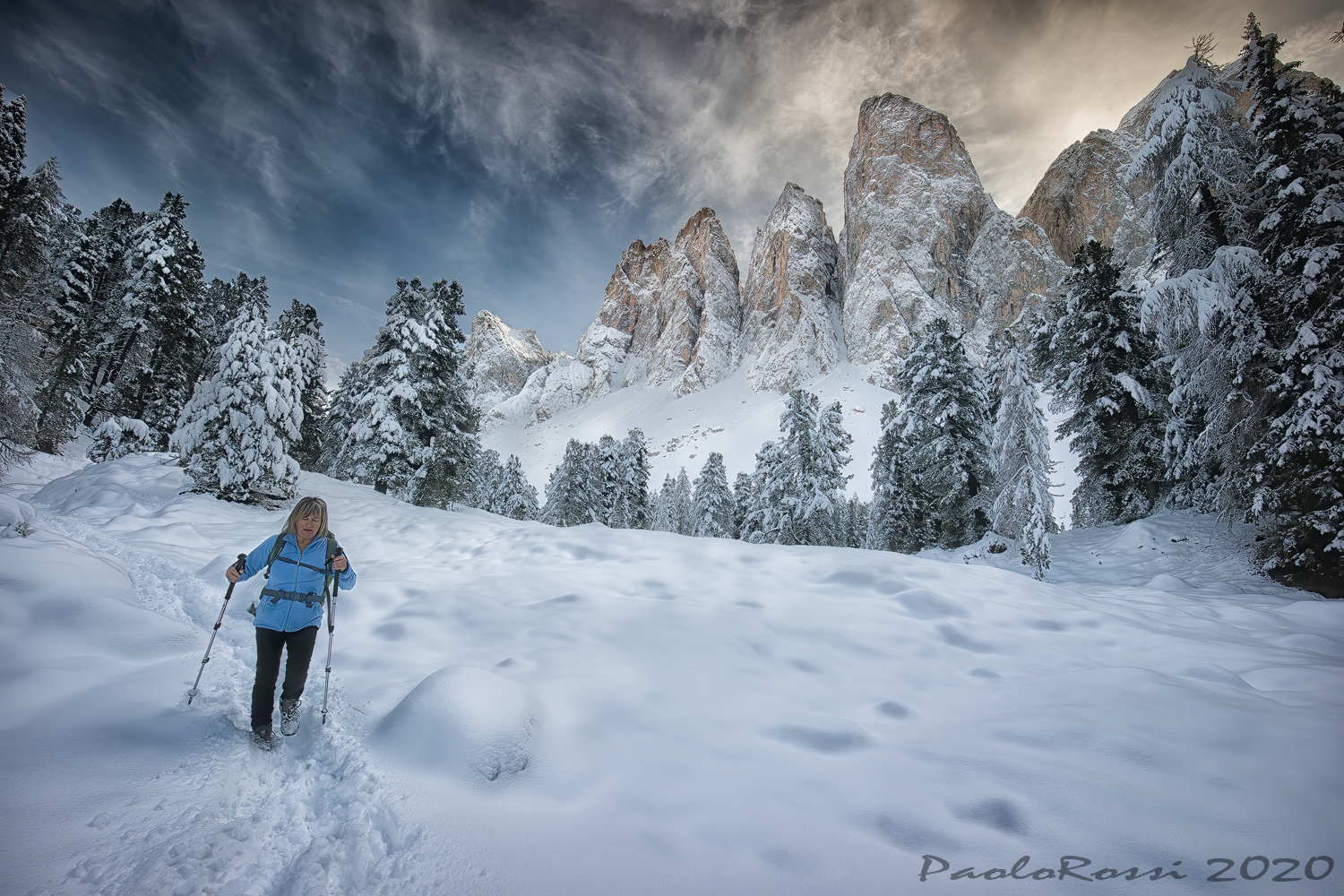 Towards the Odle Hut...
