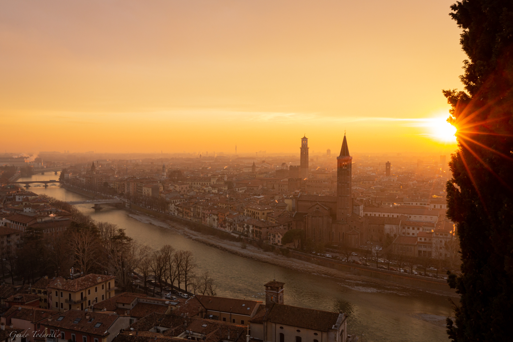 Sunset in Verona