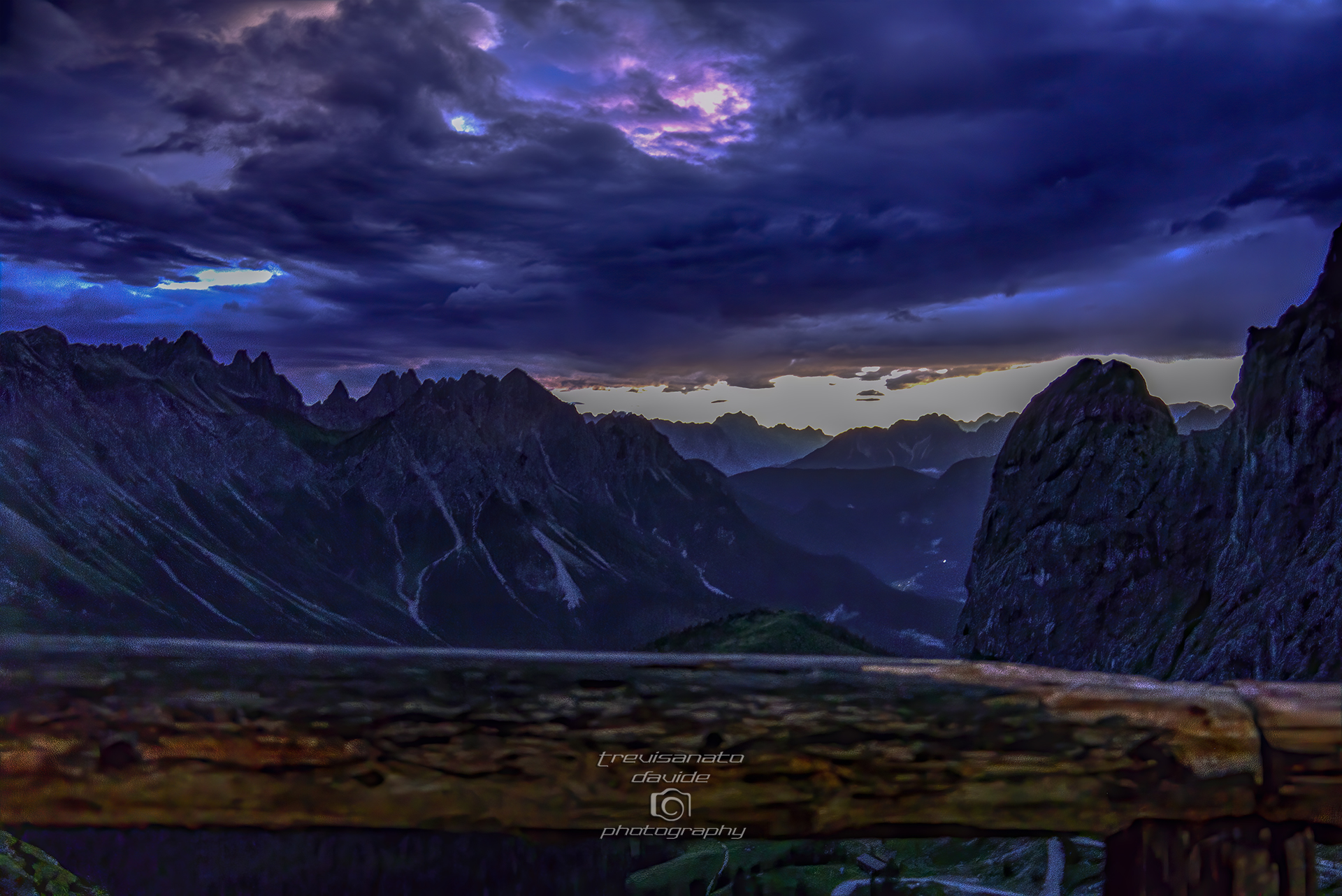 Imbrunire dopo il temporale