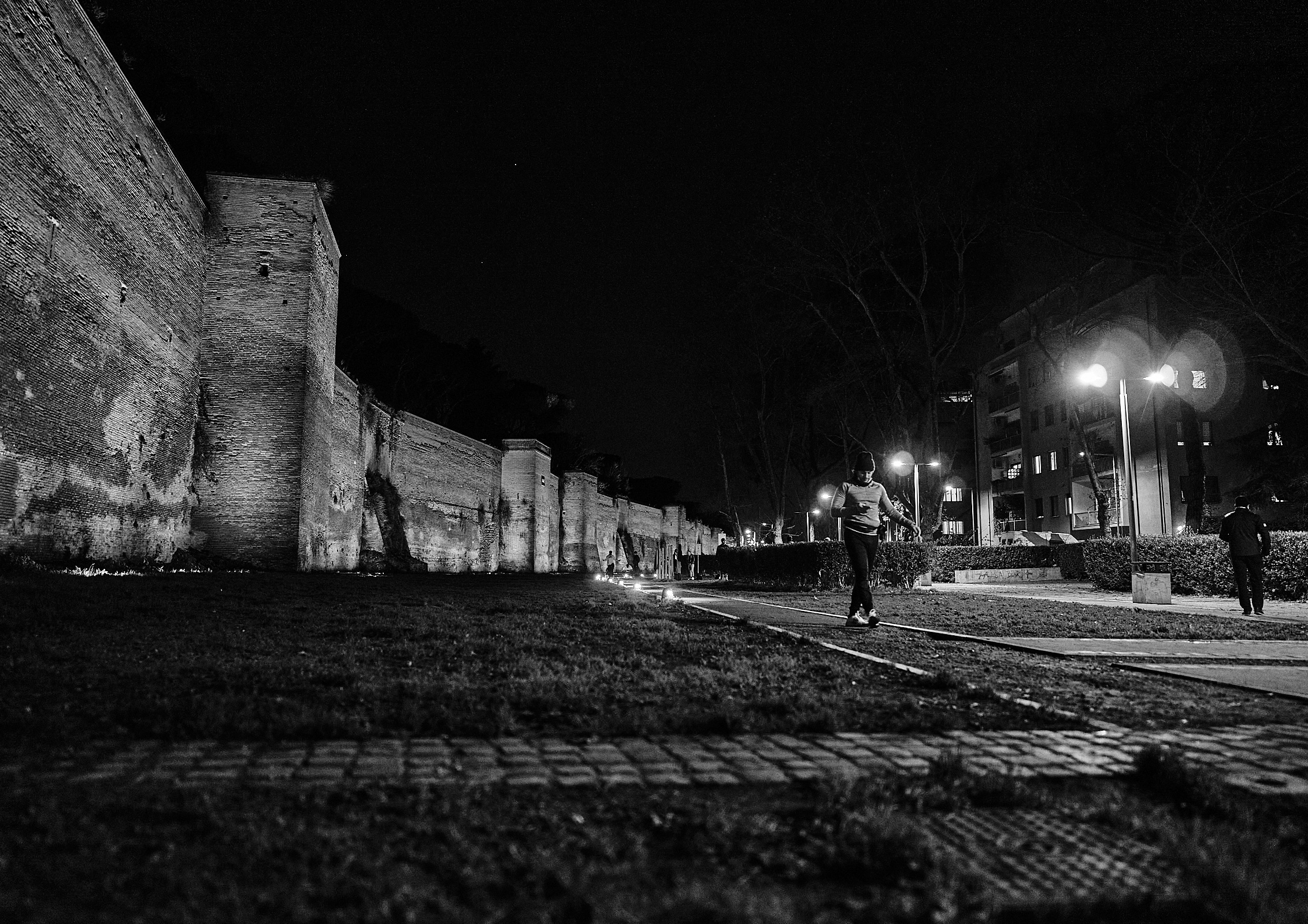 In the evening at the Park