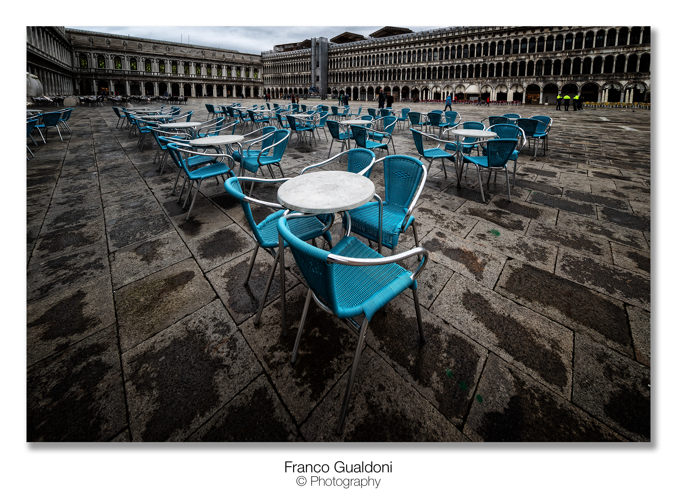 Great solitude in St. Mark's Square...