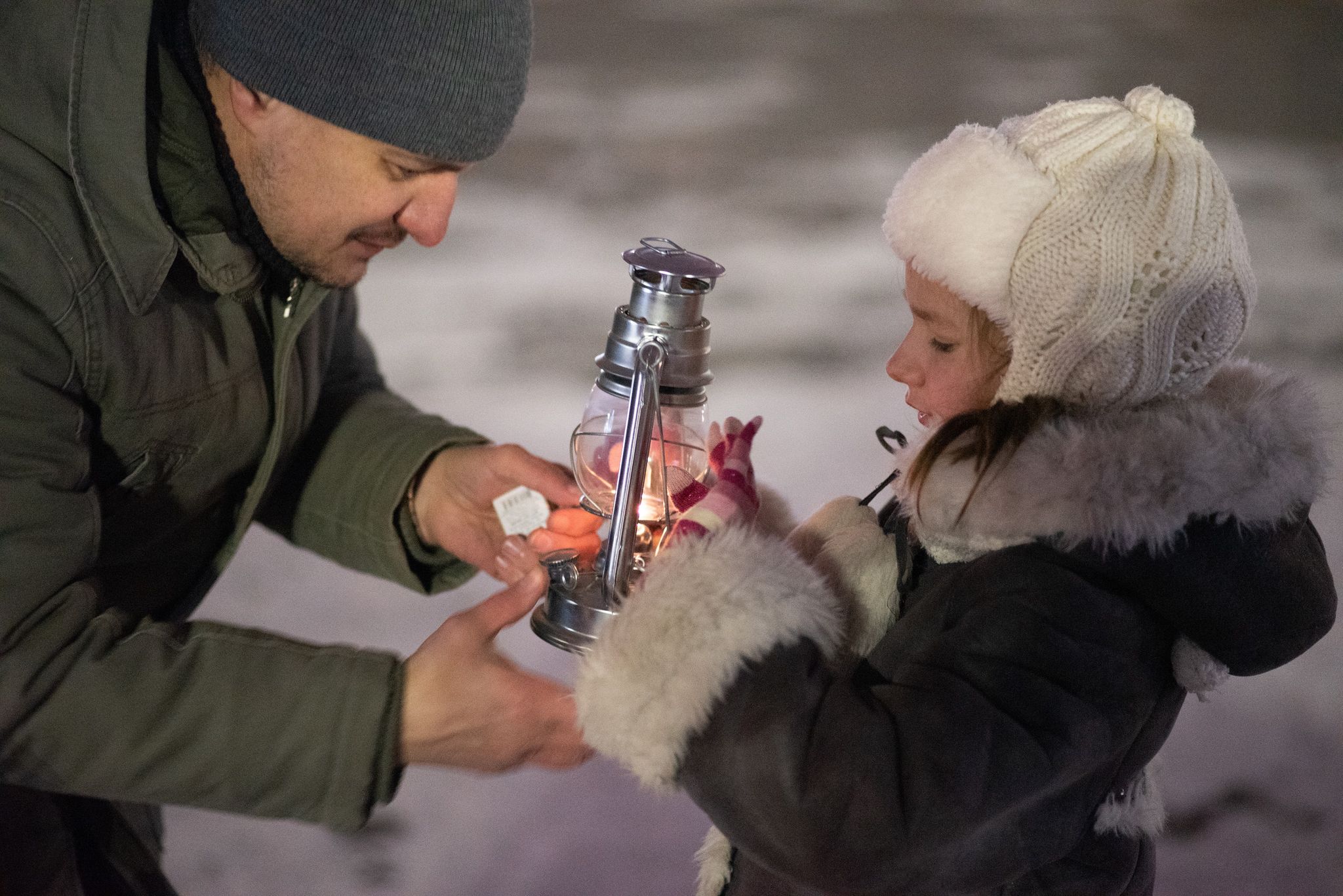 calore dell'amore del padre