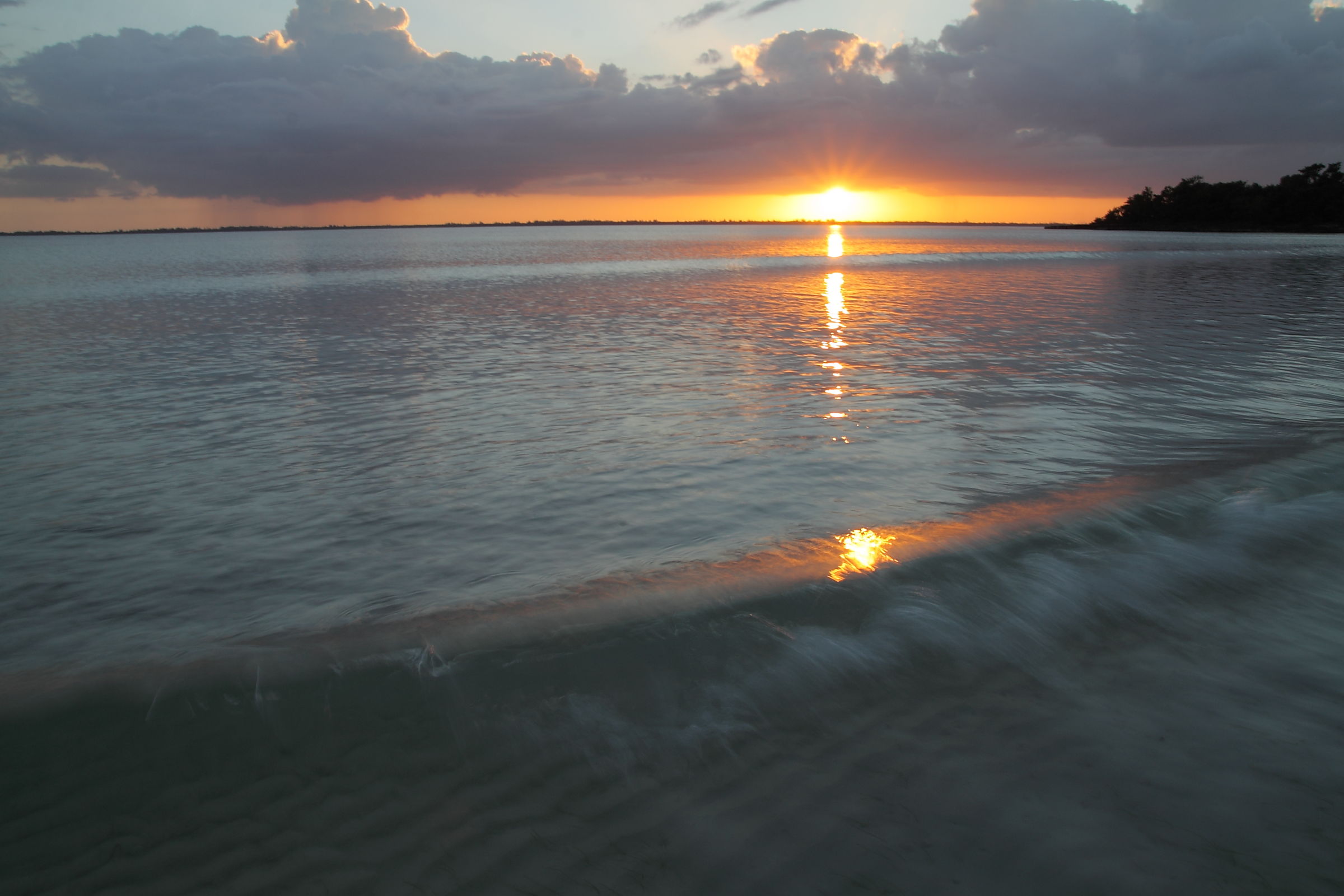 Tramonto sulla Baia dei porci