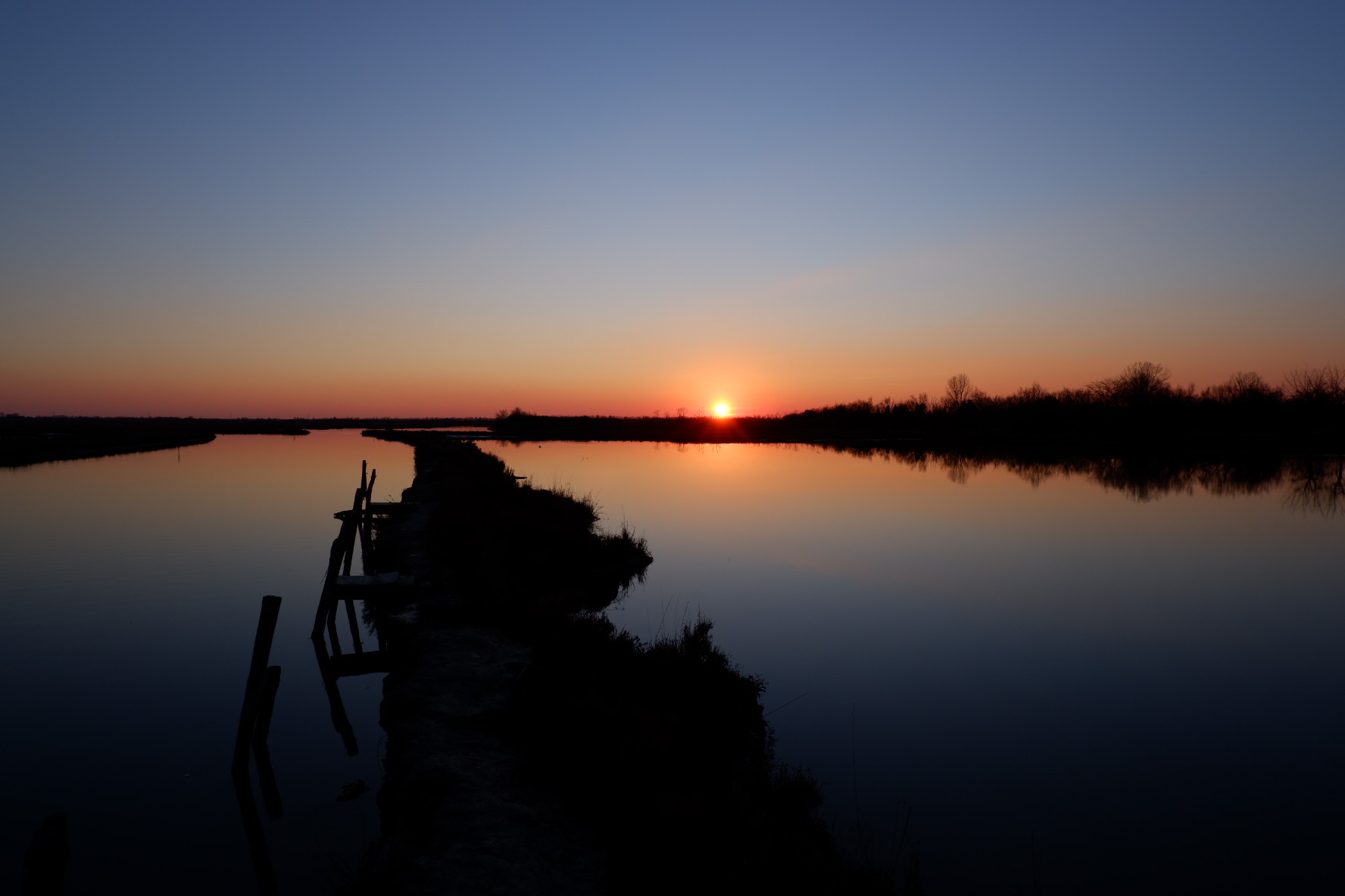 Venetian Lagoon Sunset