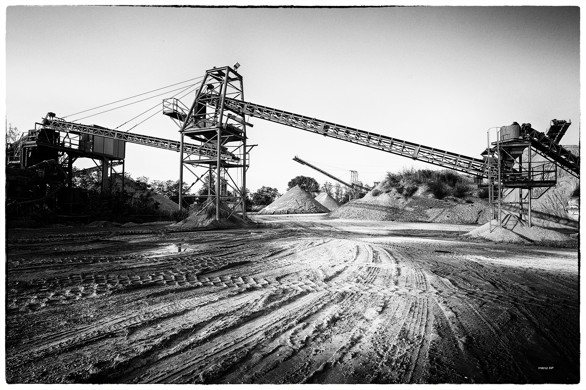 On the Po. the gravel quarries