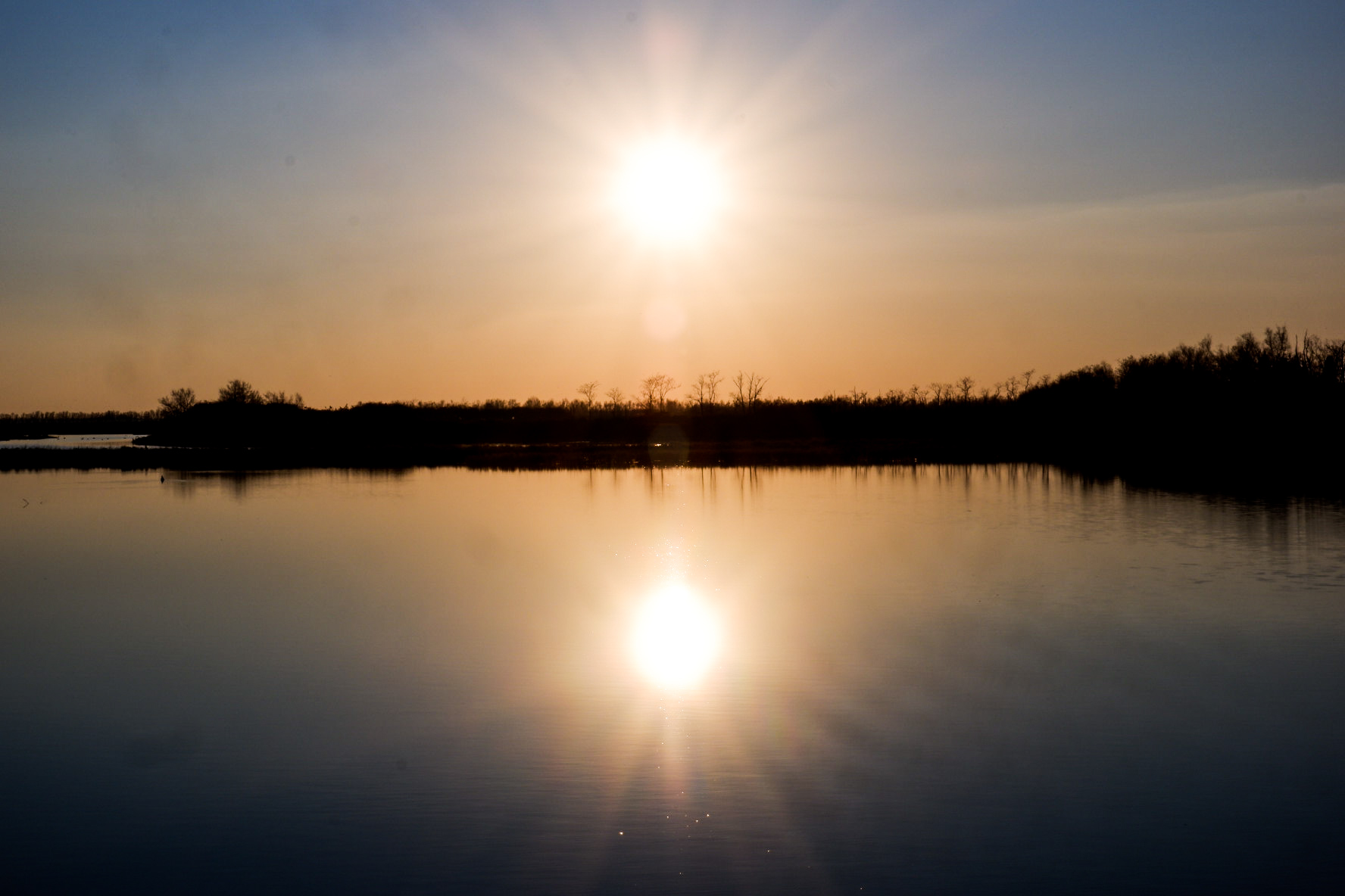 Venetian lagoon sunset