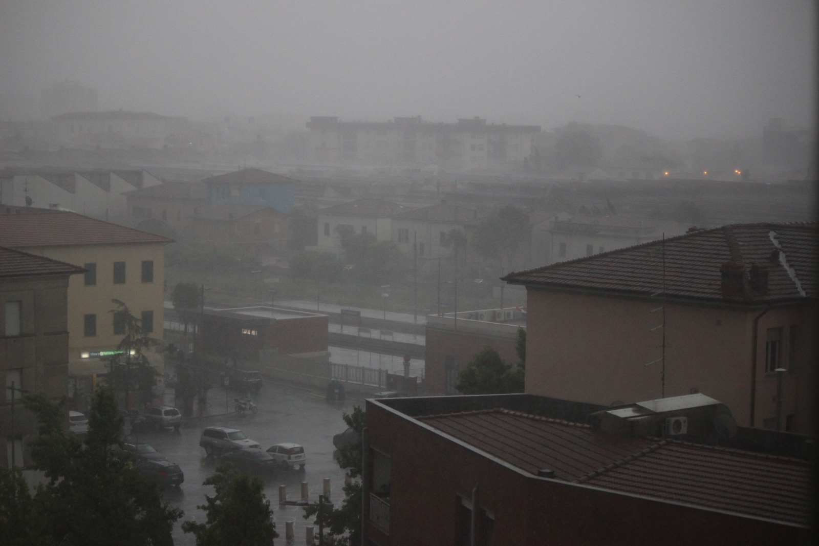Pontedera thunderstorm, June 2020