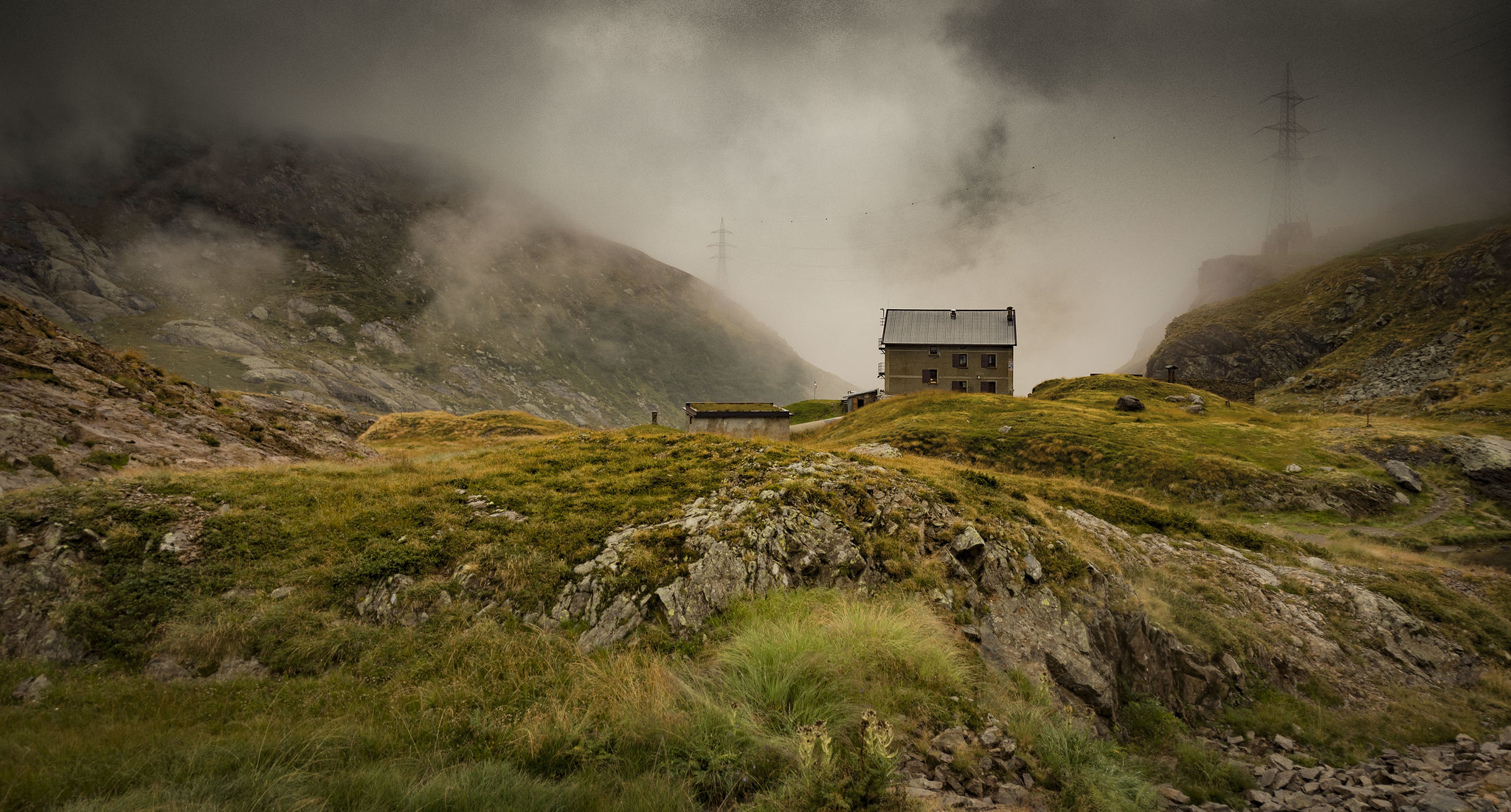 Foggy mountain