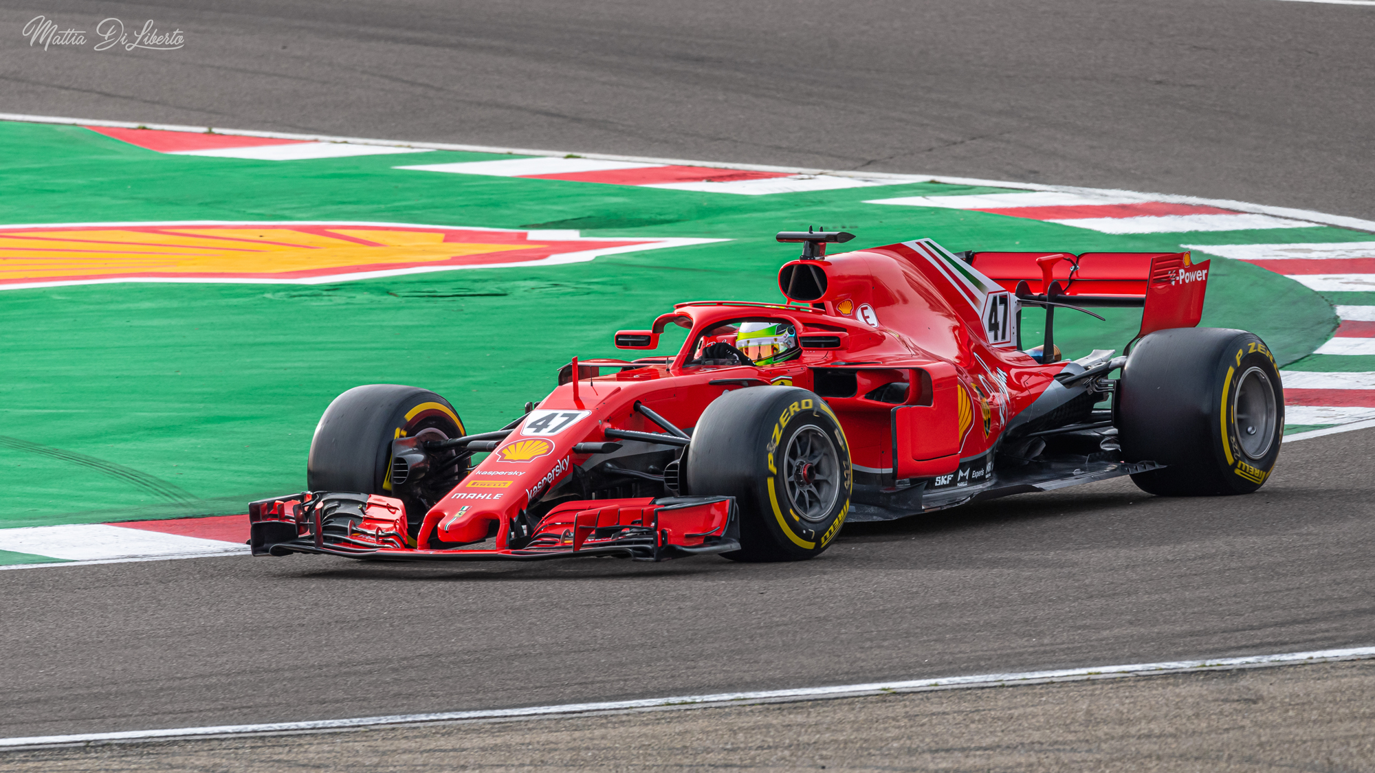 Mick Schumacher sulla SF71H