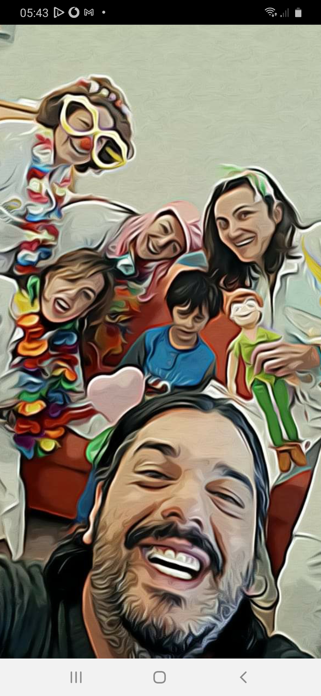 La cura più grande l'affetto del sorriso.