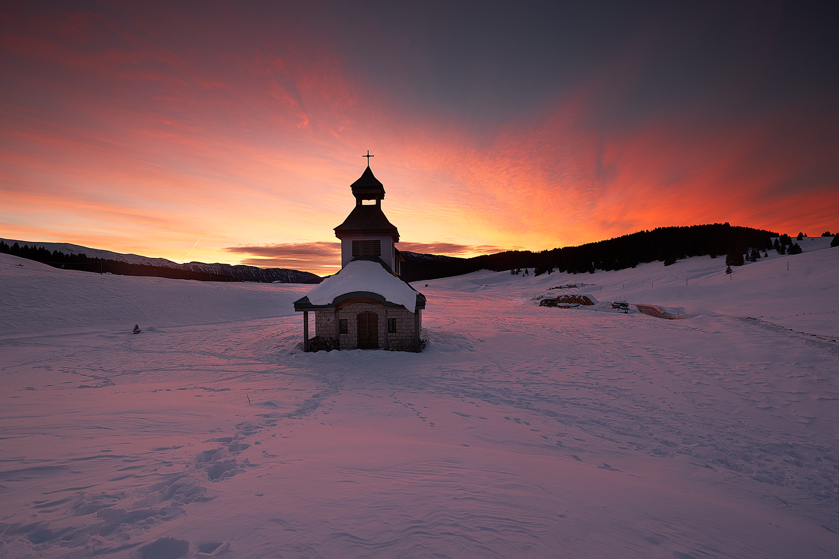 alba sul Passo Vezzena