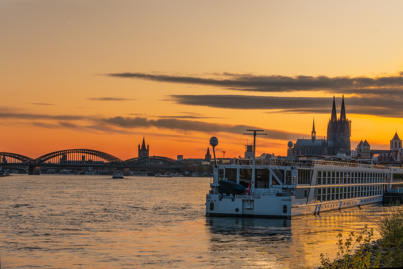 Sunset in Cologne