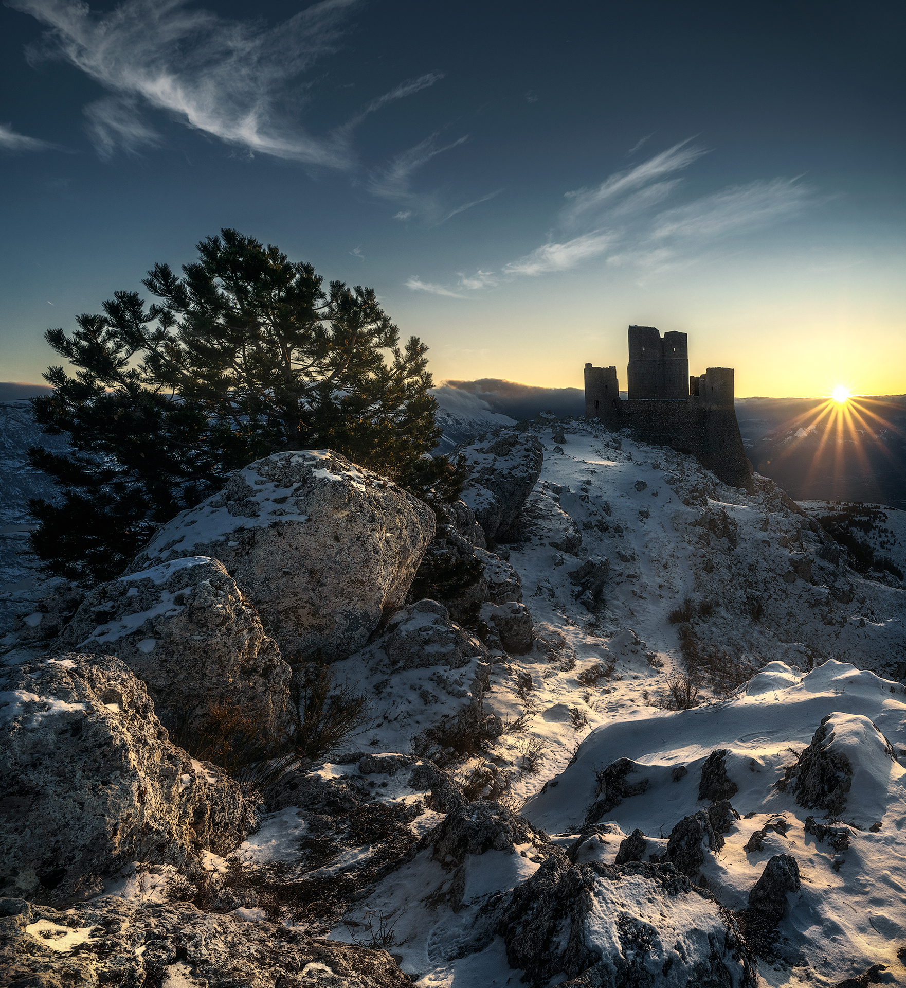 Sunrise over Rocca Calascio