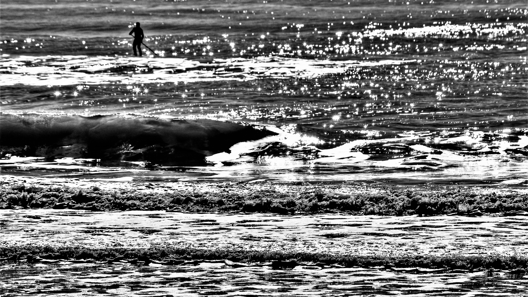 on the crest of the wave