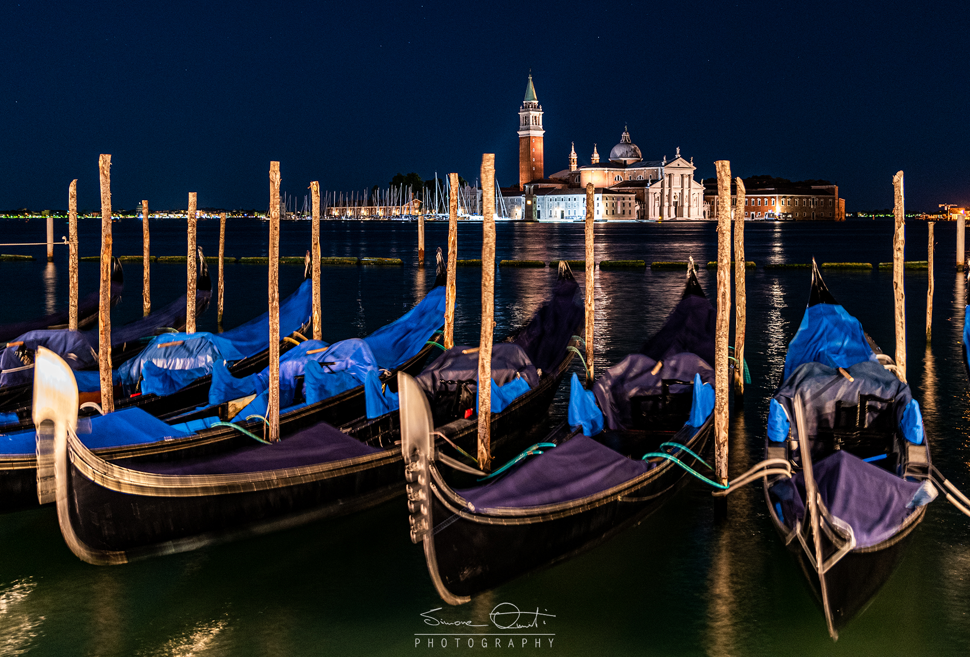 Gondolas at rest