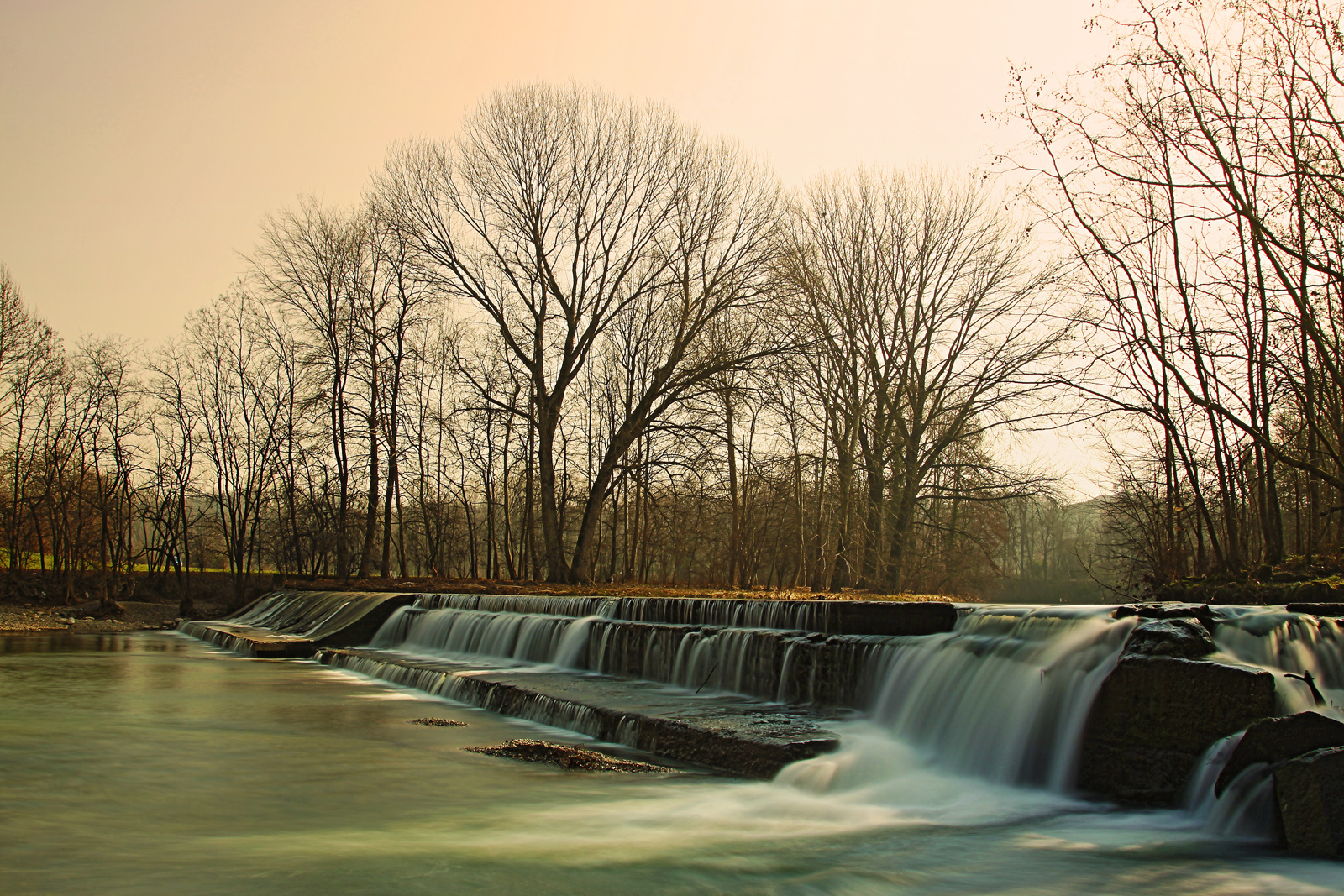 Cascatella fiume chiese Bedizzole (Bs)