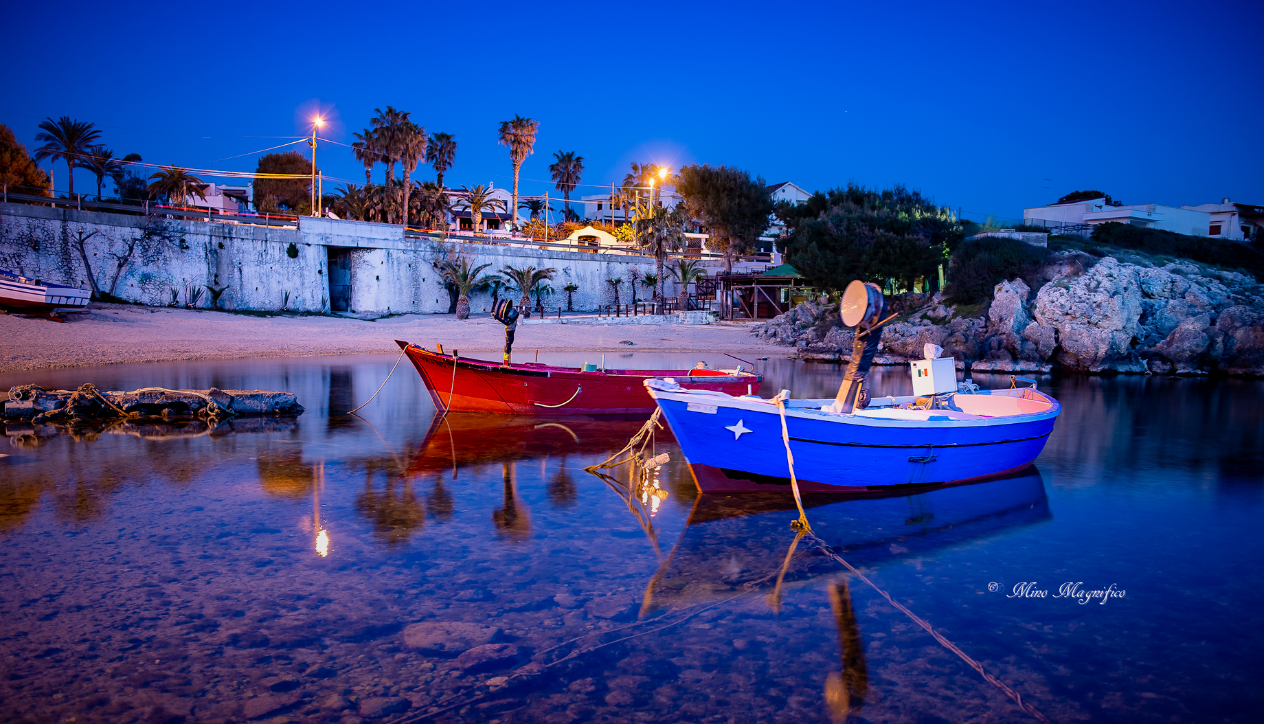 Ora blu alla Baia dei pescatori
