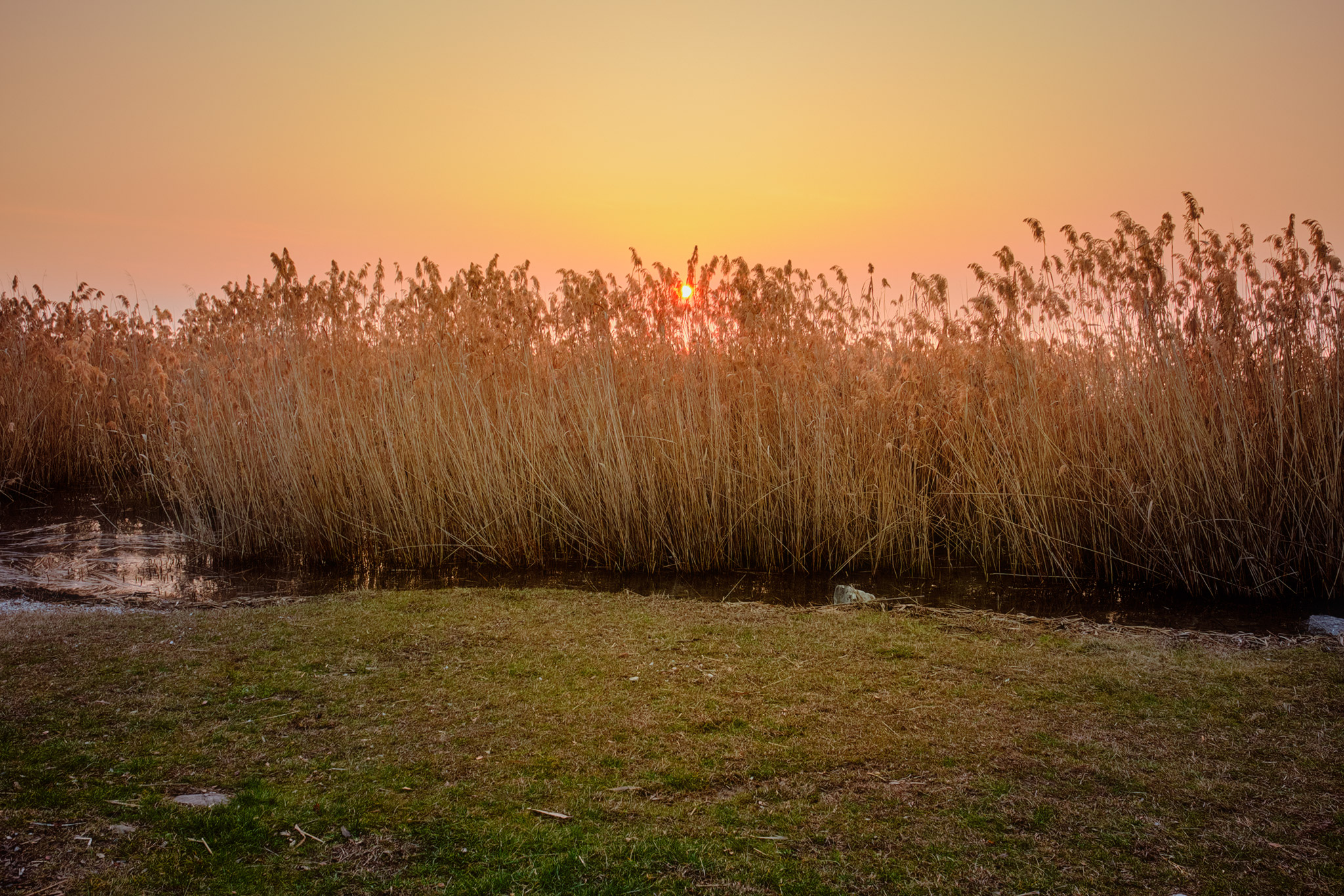 Tramonto sul canneto
