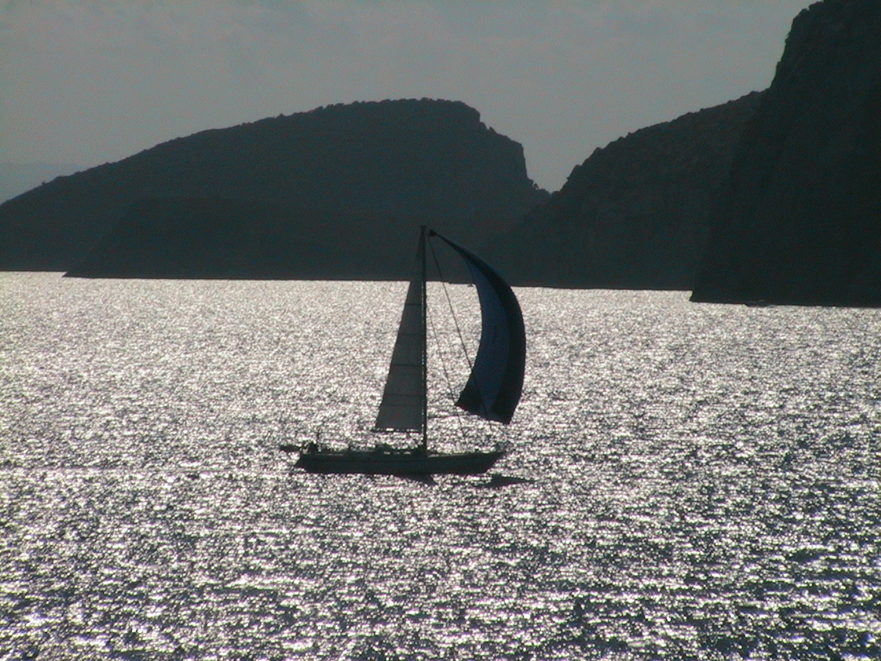 Off the coast of Golfo Aranci.