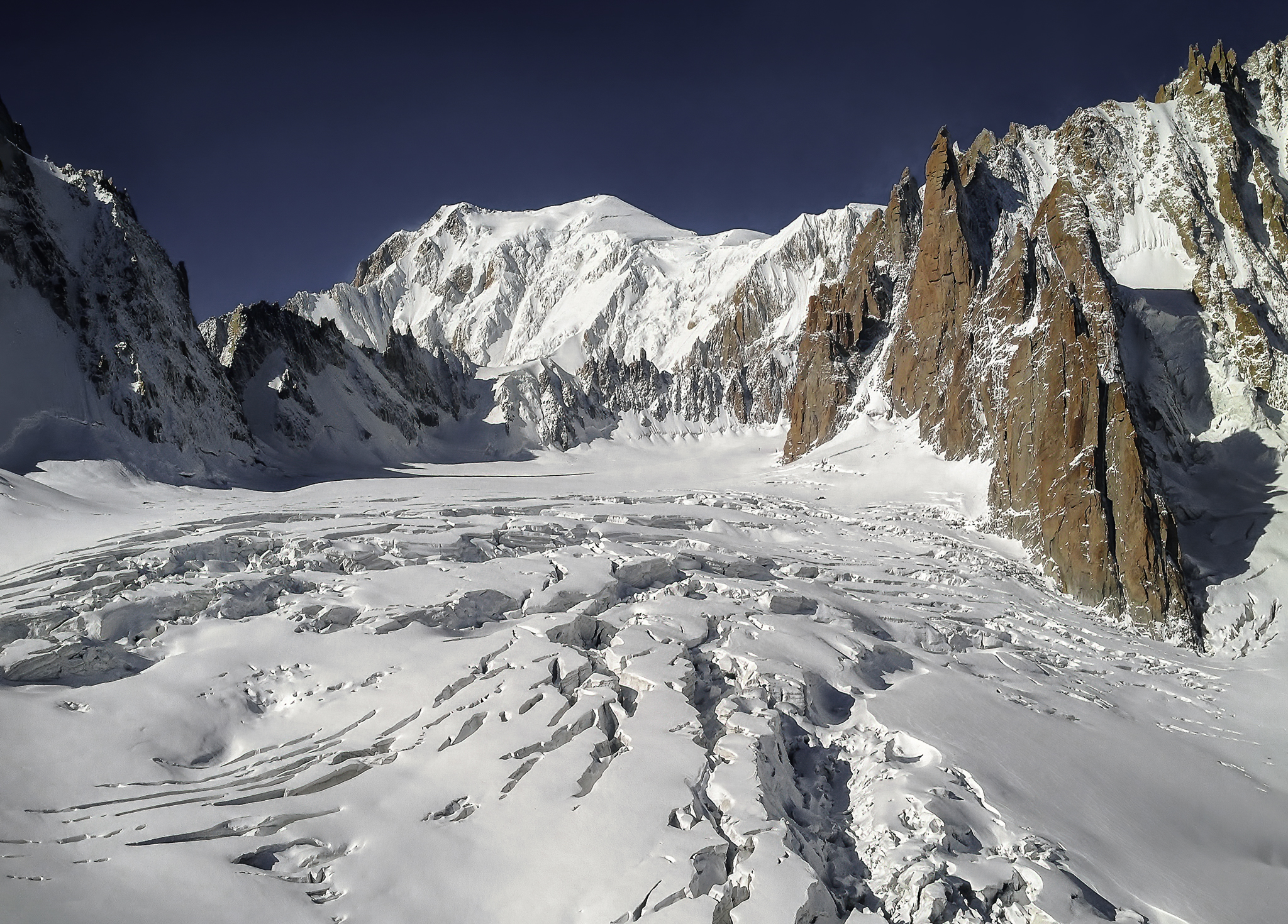 Crepacci al Grand Capucin