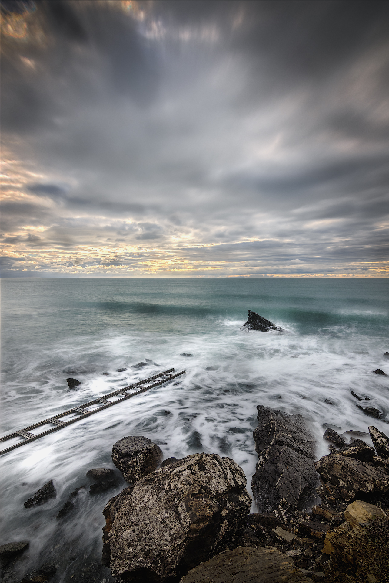 from the edge of the deep green sea