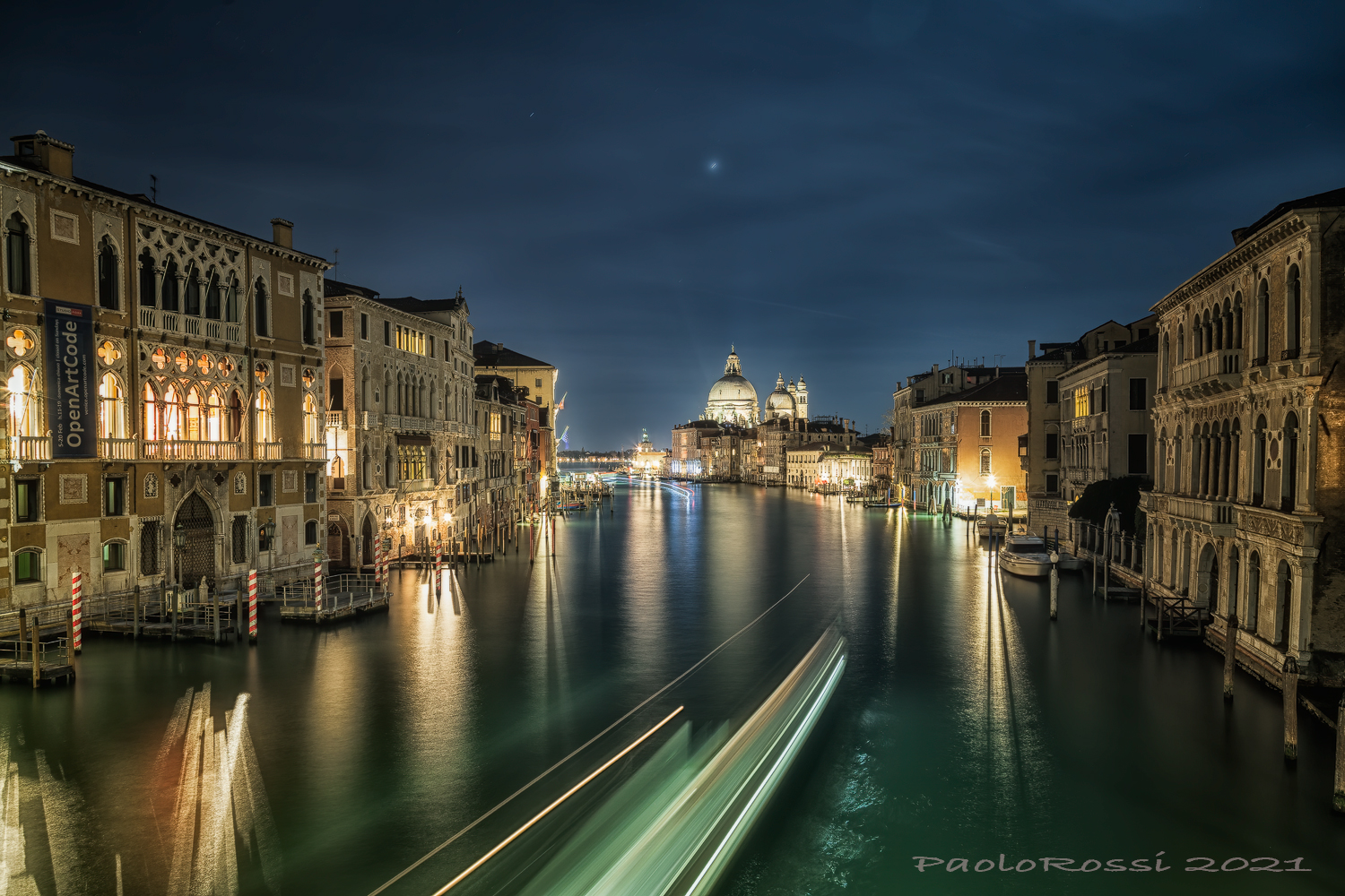 Venice from the academy bridge