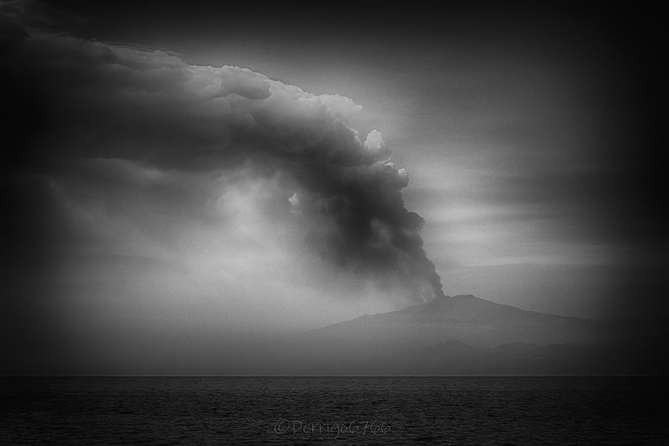 The mountain that smokes...