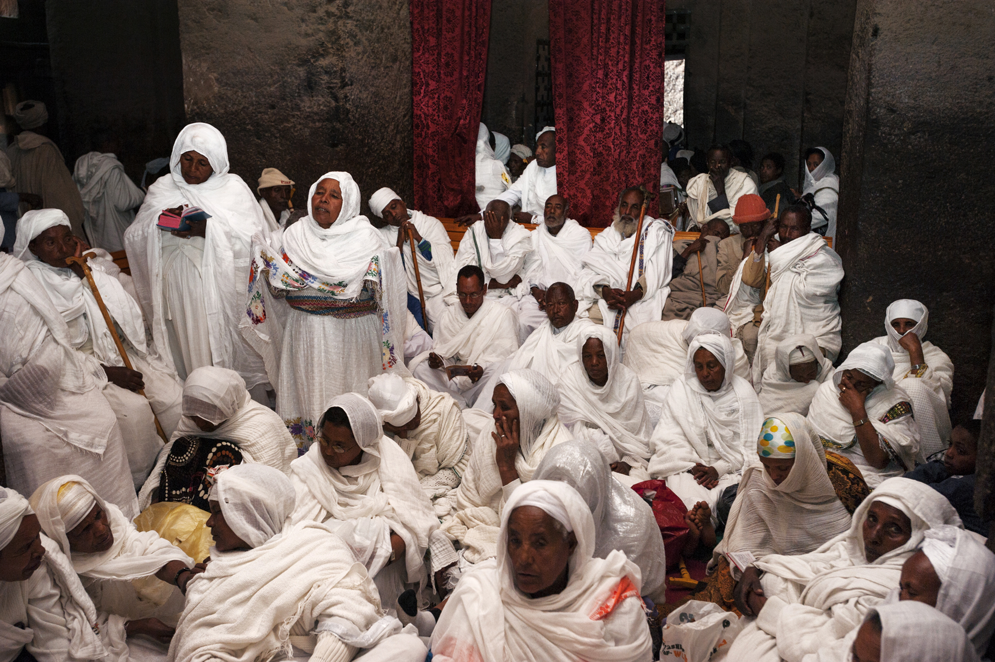 Pellegrini a Lalibela
